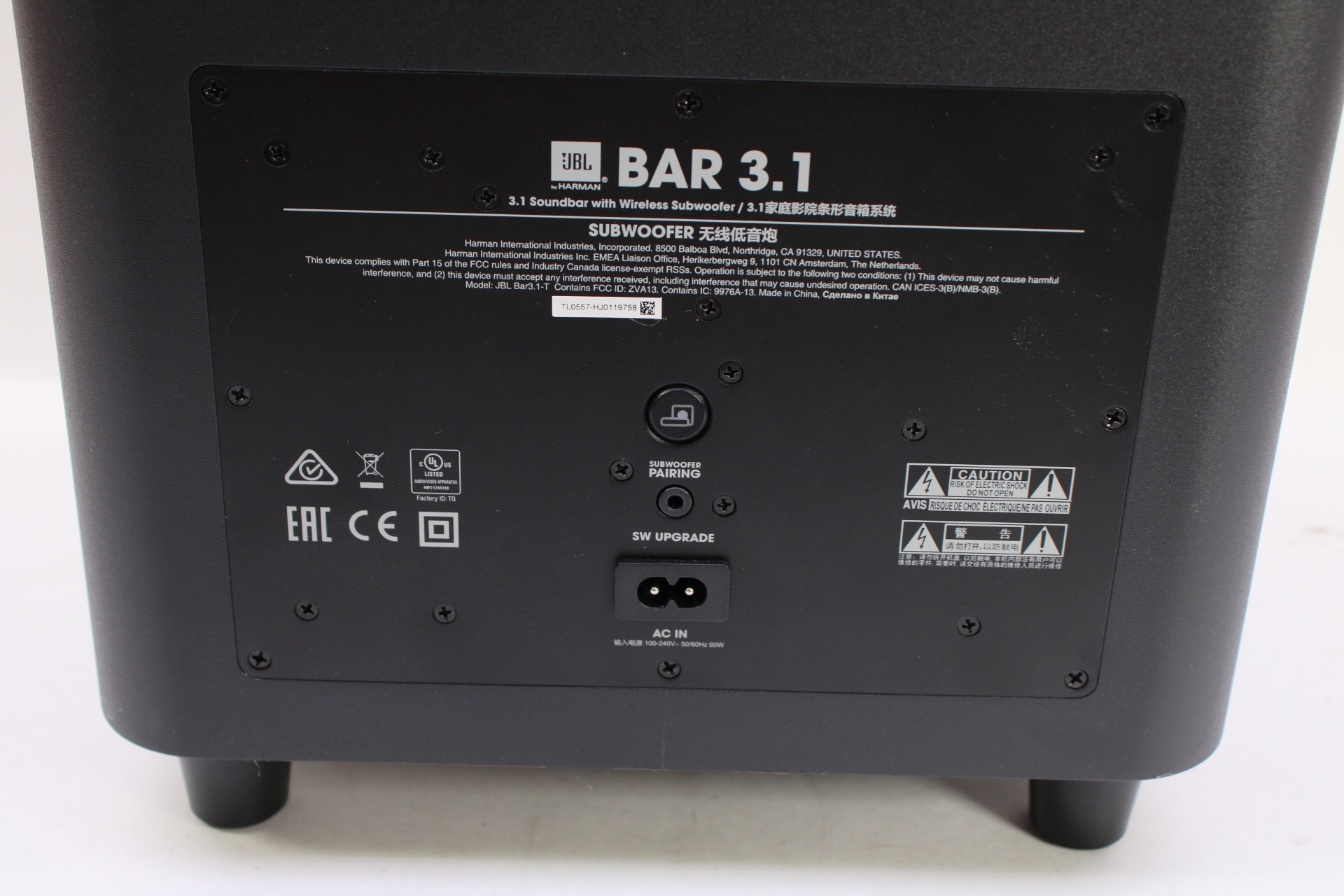 スピーカー JBL SOUND Bar 3.1 Bar 3.1(バー3.1) : JBL/ホームシアターシステム,Bluetooth
