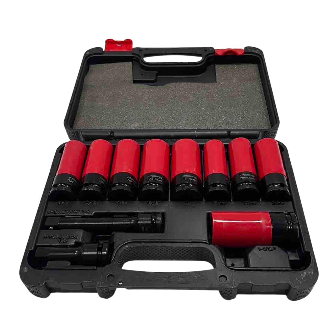 1/2 in. Drive Super High Torque Lug Nut Impact Socket Set, 11 Pc. 1/2 in. Drive Super High Torque Lug Nut Impact Socket Set, 11 Pc.