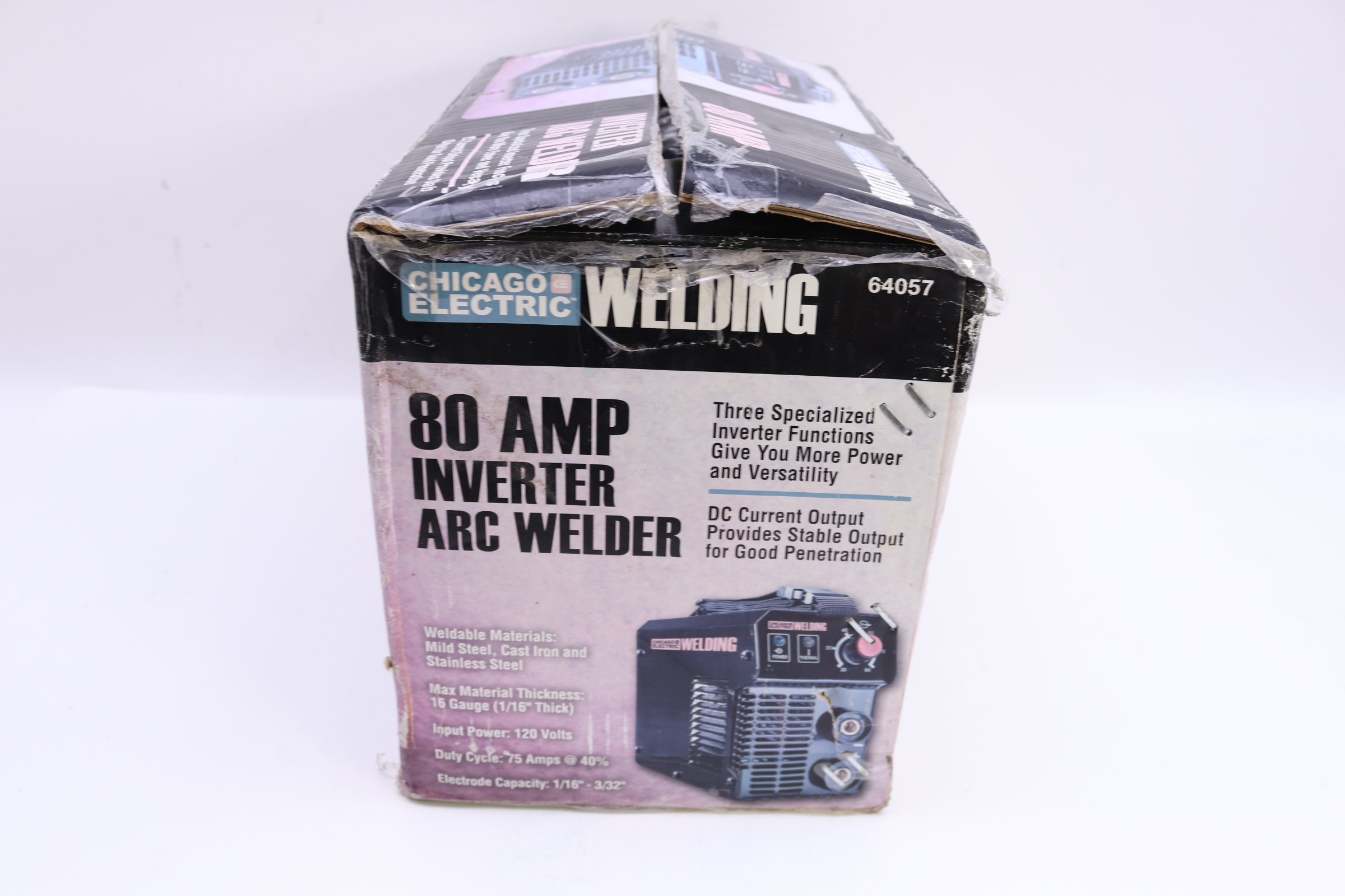 Chicago Electric 64057 80 Amp Inverter Arc Welder Open Box