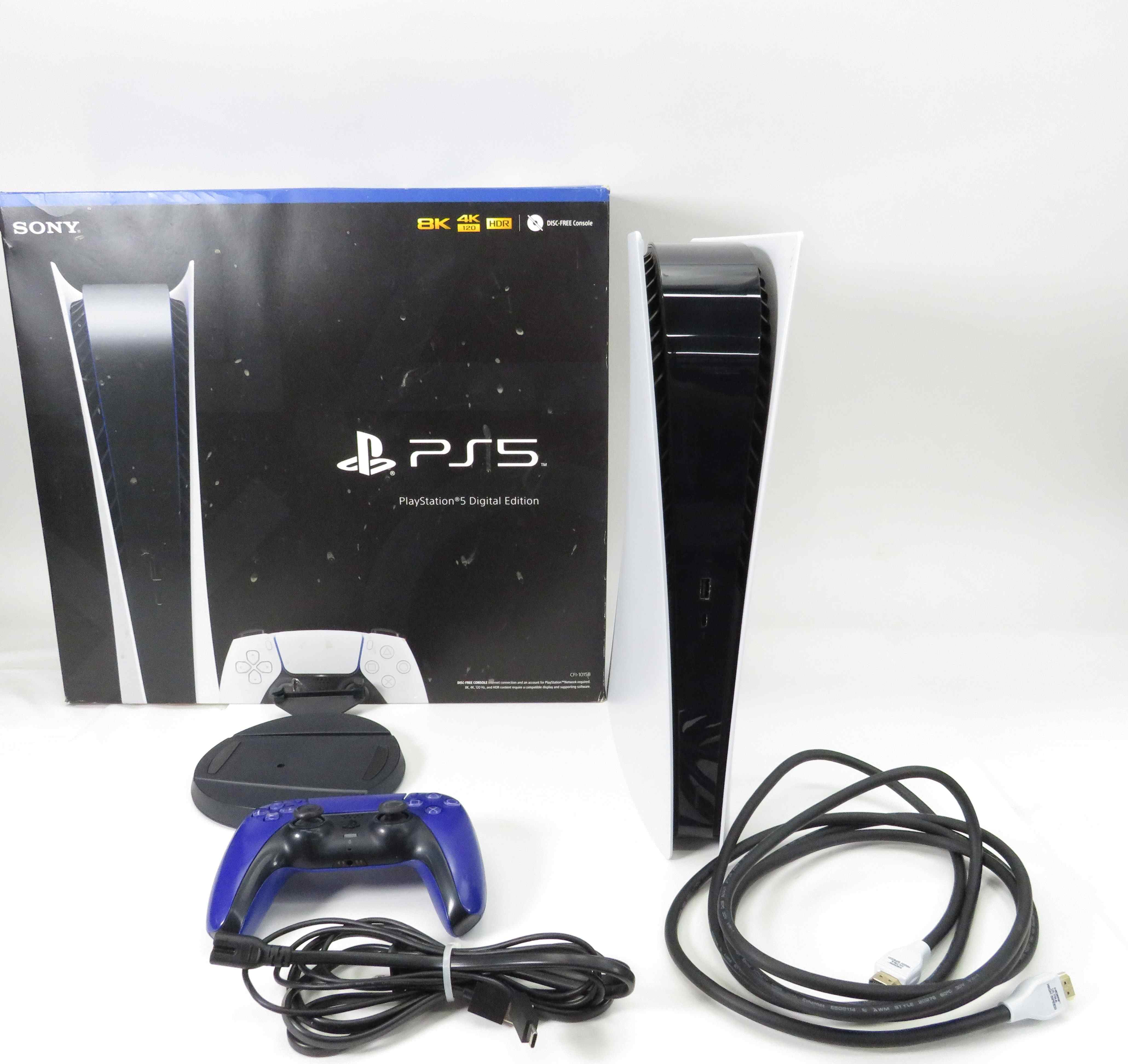 Sony PlayStation 5 Digital Edition CFI-1015B 825GB 4K Video Game Console  0221