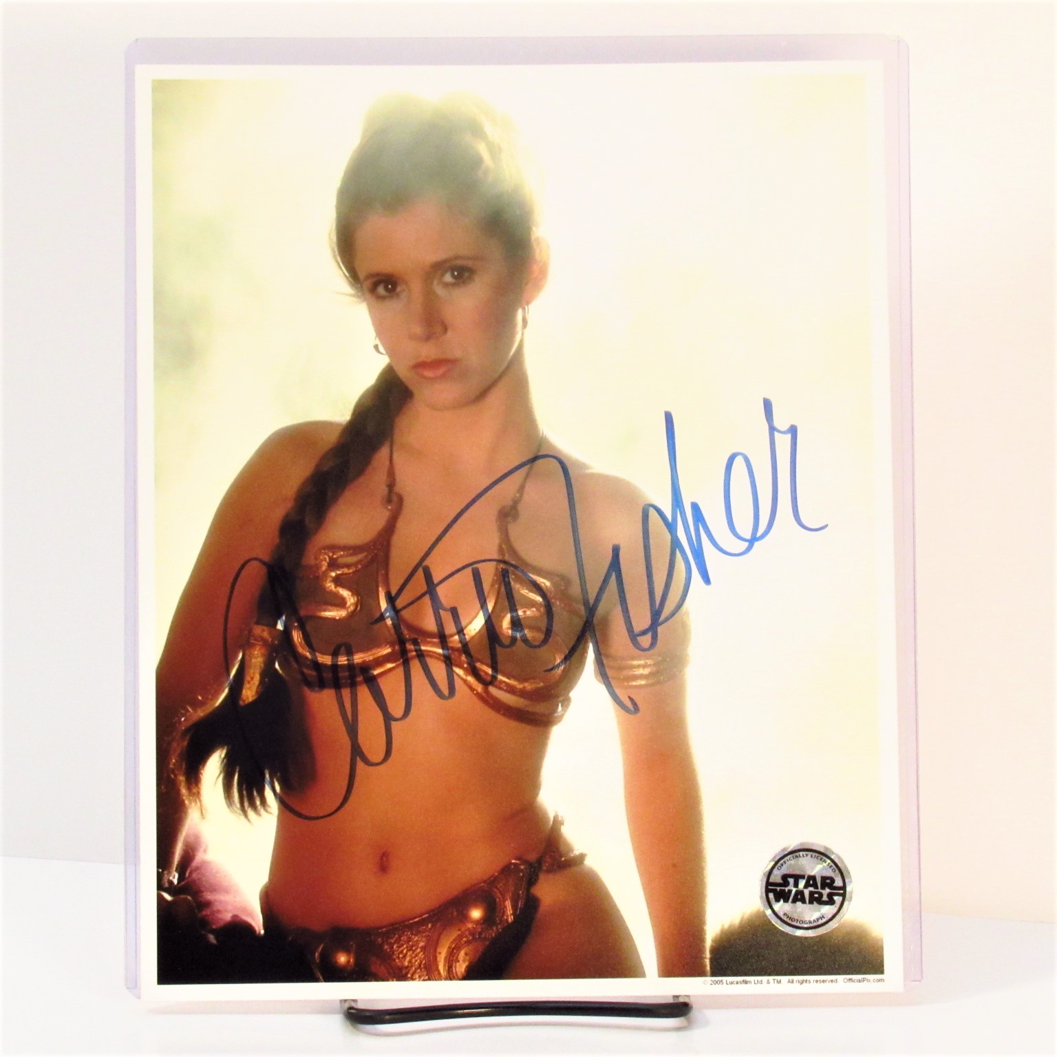 Carrie Fisher Signed Autograph Princess Leia Star Wars