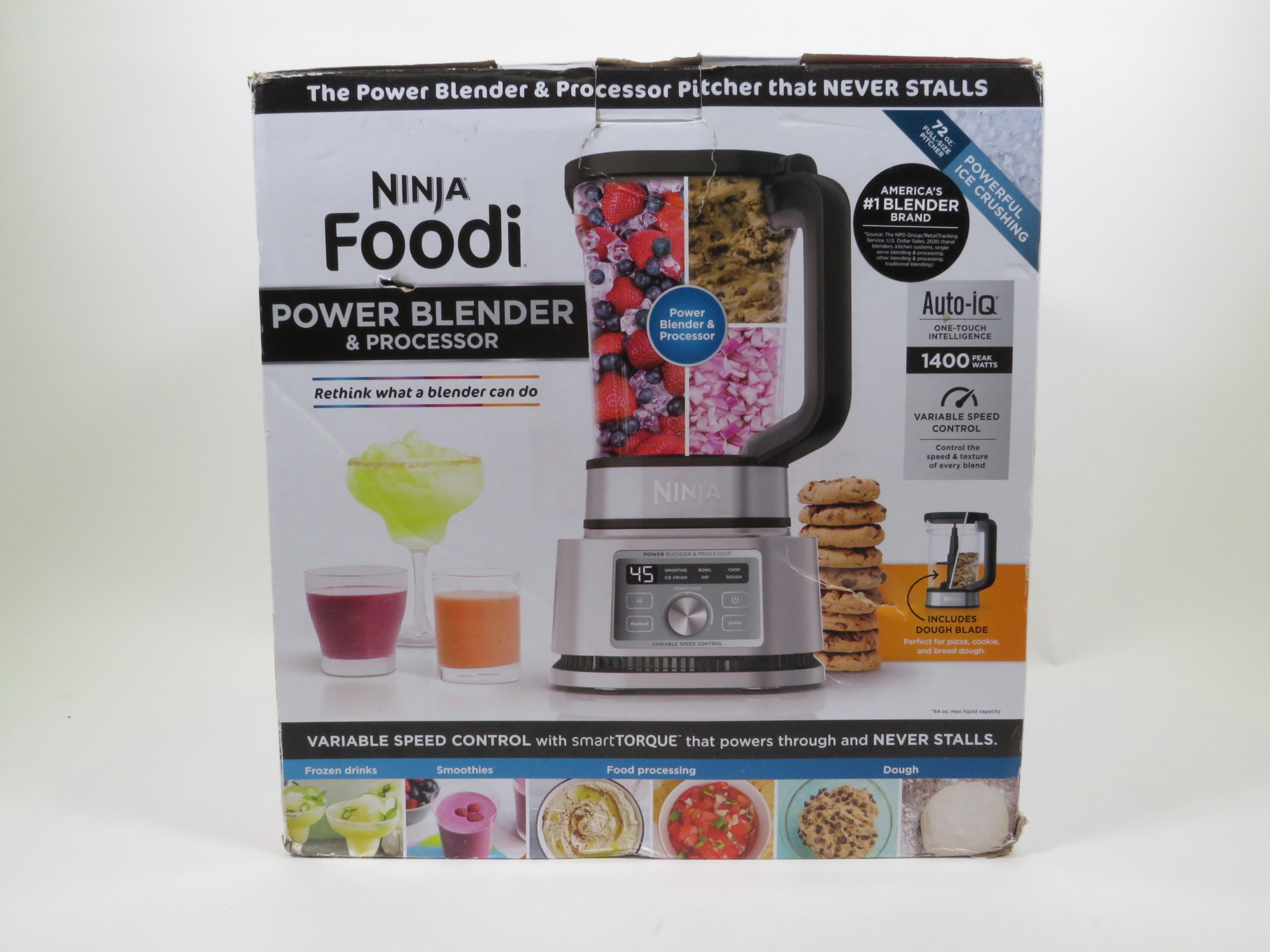 Ninja Foodi SS201 Auto-IQ Variable Speed Power Blender/Processor