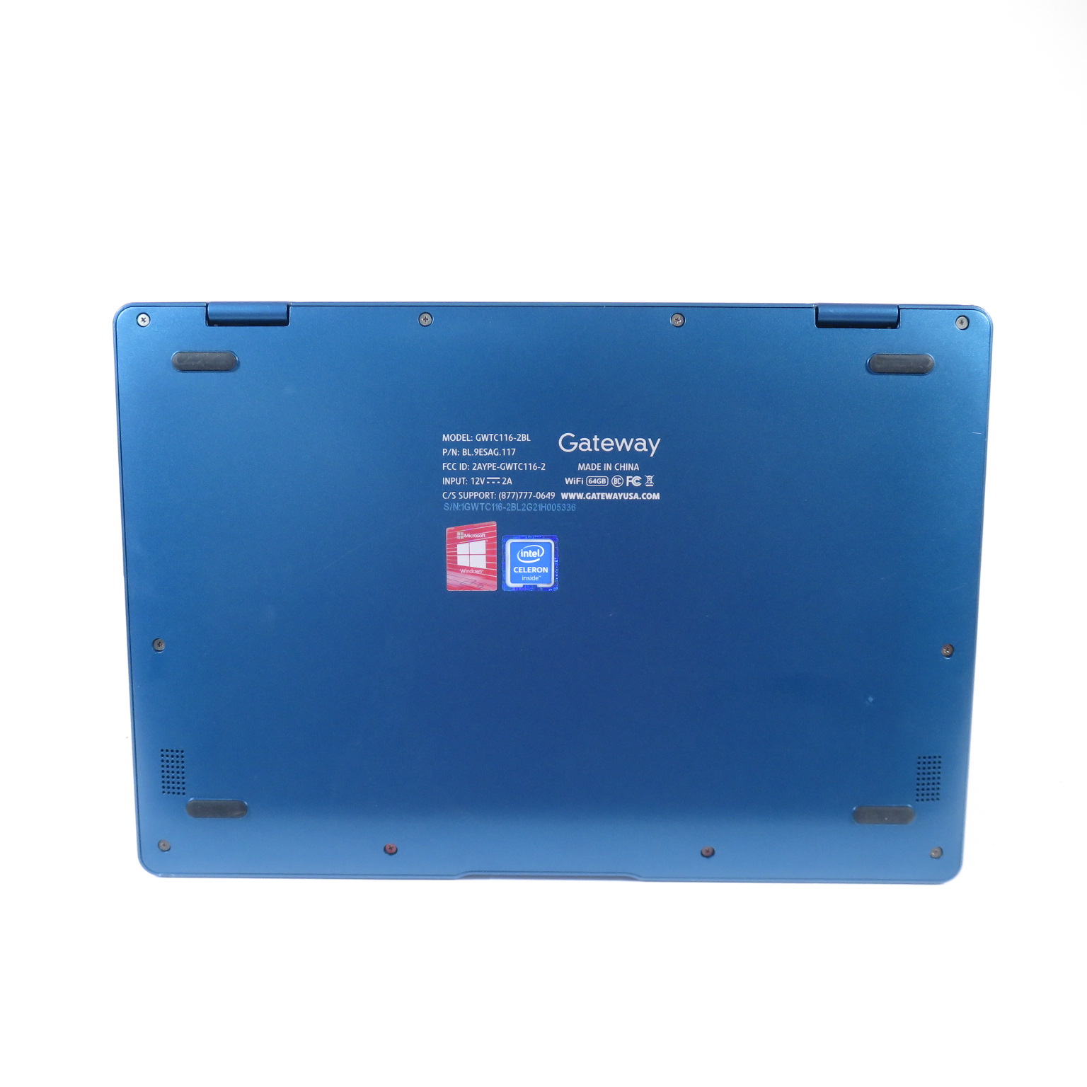 Gateway GWTC116-2BL Win 10 Intel Celeron N4020 1.1GHz 4GB RAM 64GB eMMC ...
