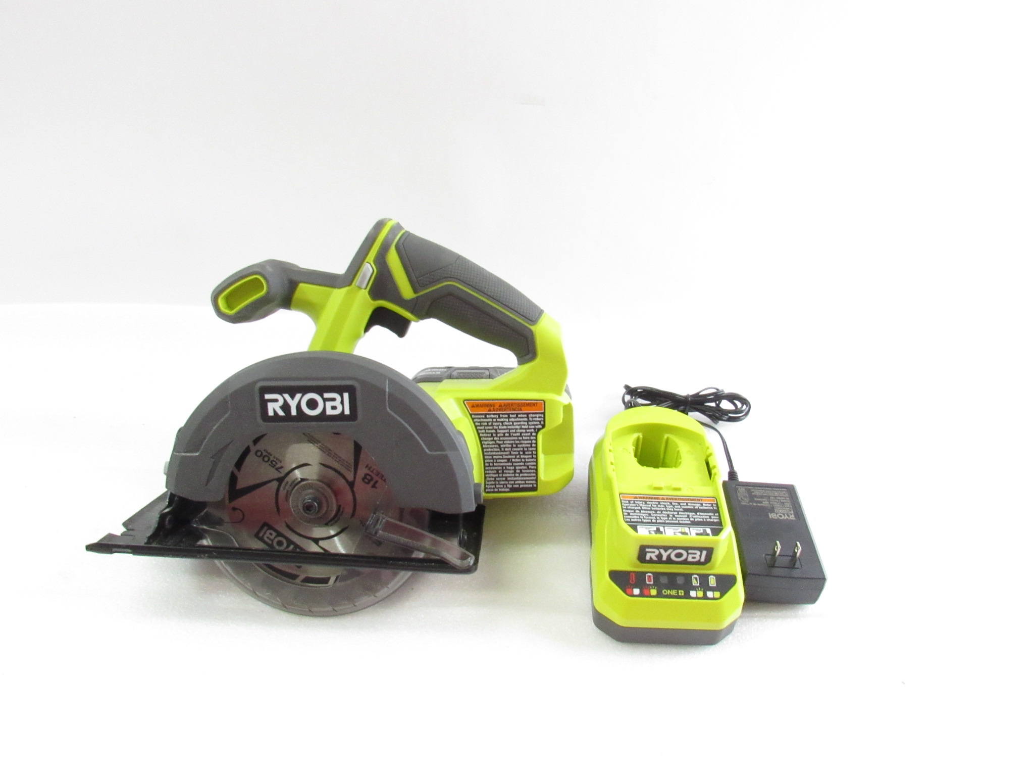 Ryobi PCL500 ONE+ 18-Volt Lithium-Ion Compact Cordless 5 1/2 in ...