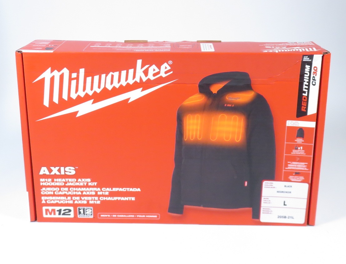 Milwaukee Tool Veste à capuche chauffante pour hommes X-Large M12 12V  Lithium-Ion High -Vi