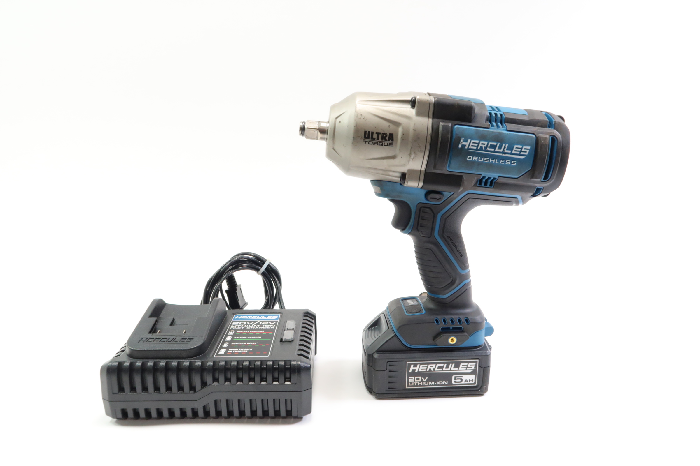 Torque Impact Wrench Hercules Brushless Tools HERCULES HCB85B2 20V