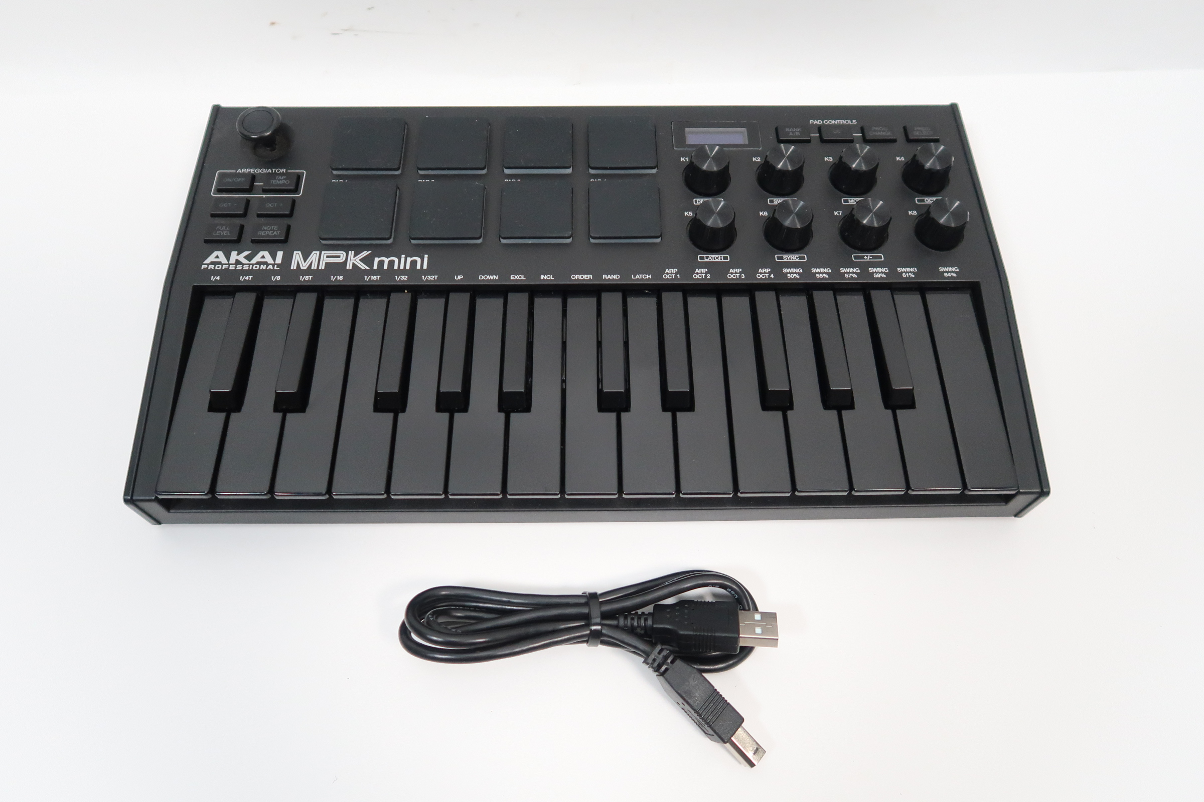 AKAI MPK mini MK3 Professional MIDI Keyboard Controller Black New