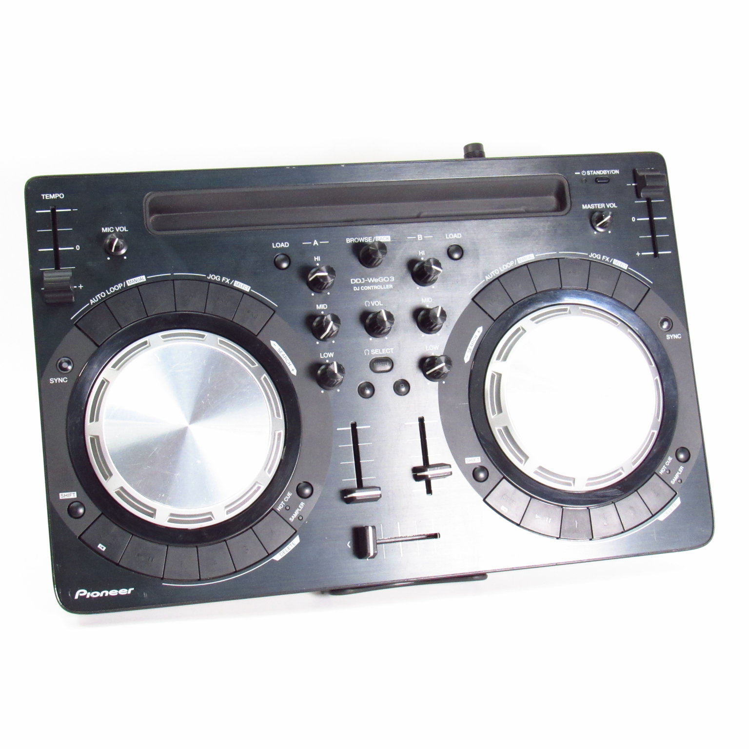 Pioneer DDJ-WEGO3-K DJ Compact 2-Deck 2-Channel DJ Controller