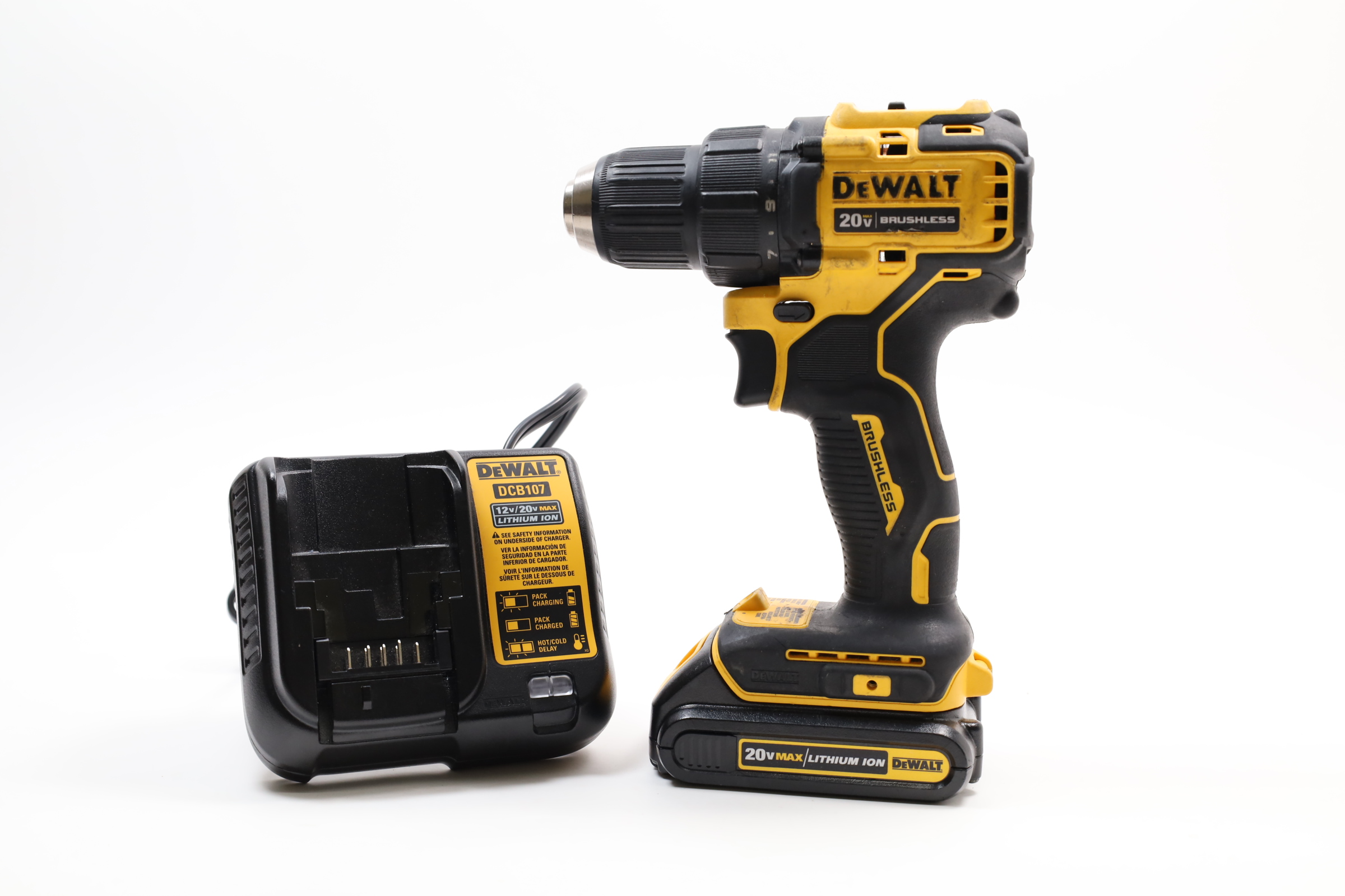 DeWalt DCD708 20V MAX Brushless Compact 1/2" Cordless Drill Driver