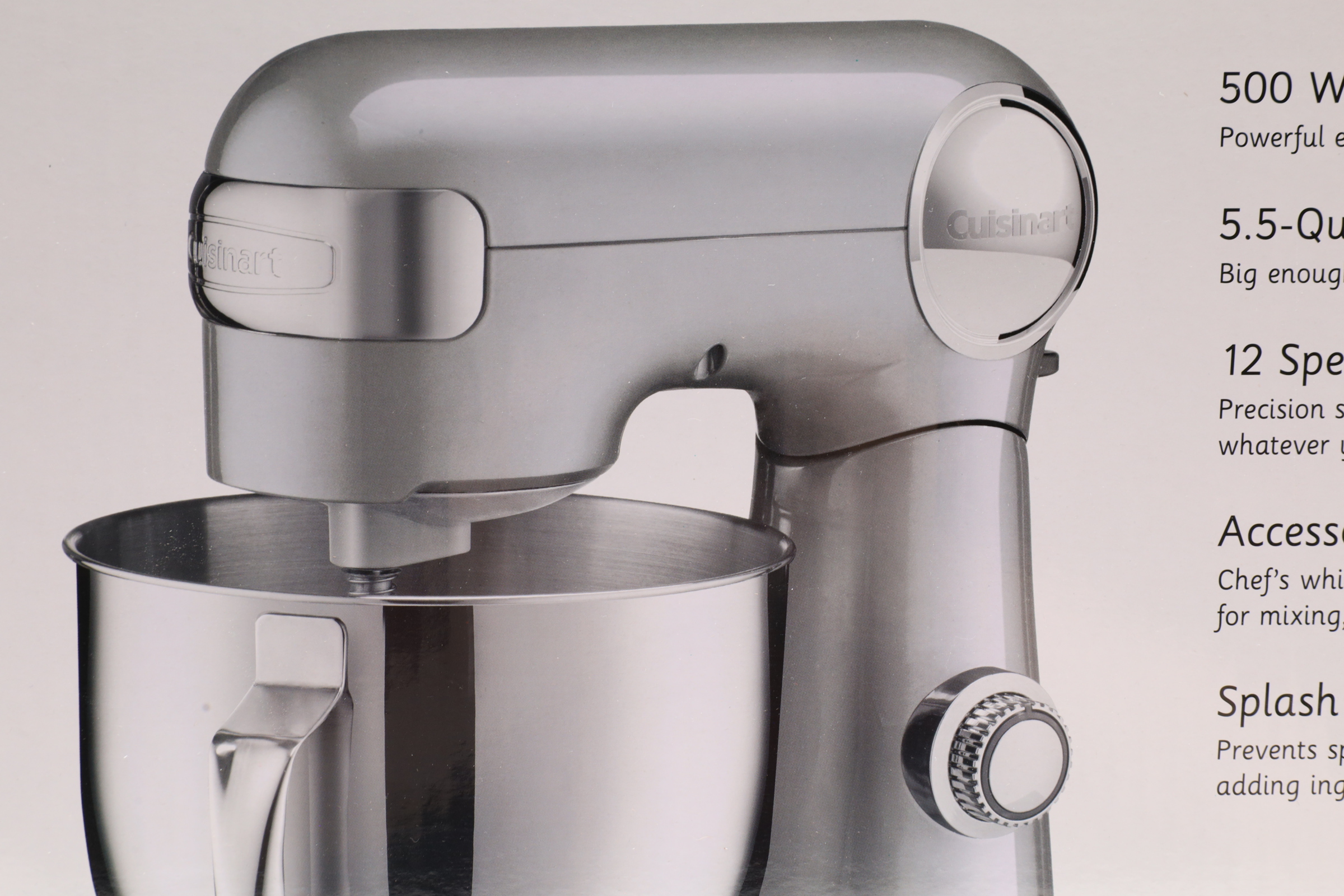 Cuisinart Precision Master SM-50BC 5.5-Quart 12-Speed Stand Mixer - Silver