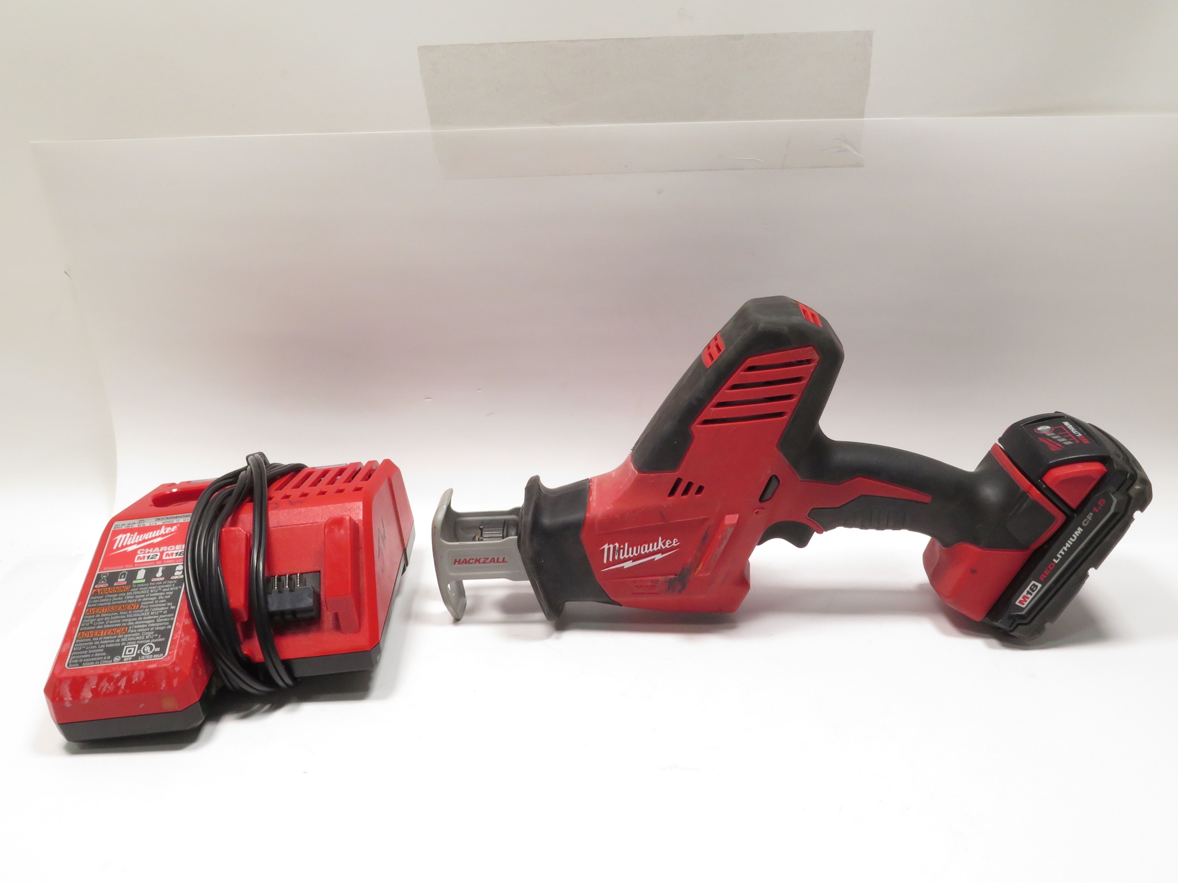 Milwaukee 2625 20 M18 18v Lithium Ion Cordless Hackzall Reciprocating Saw 9152