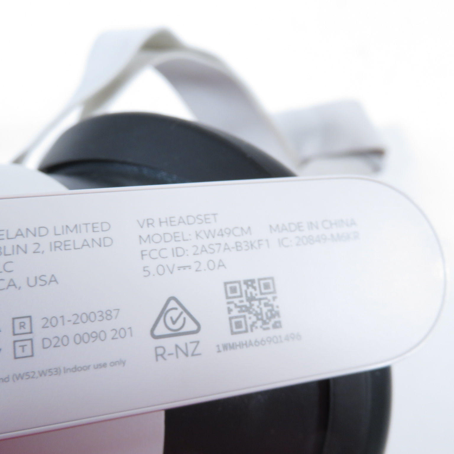 Oculus Quest 2 899-00182-02 Advanced All-in-One 128GB White