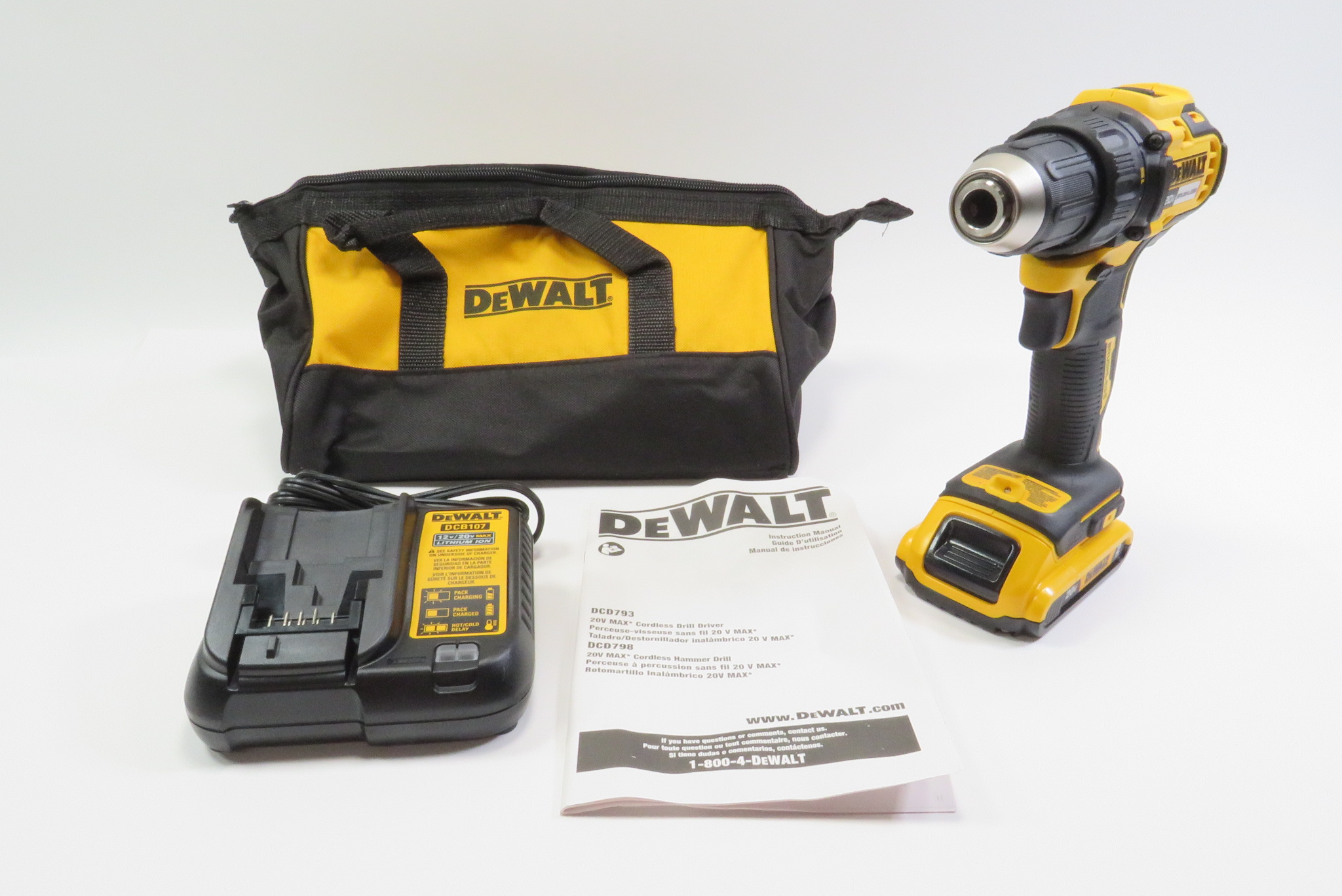 DeWalt DCD793D1 20V MAX 1/2