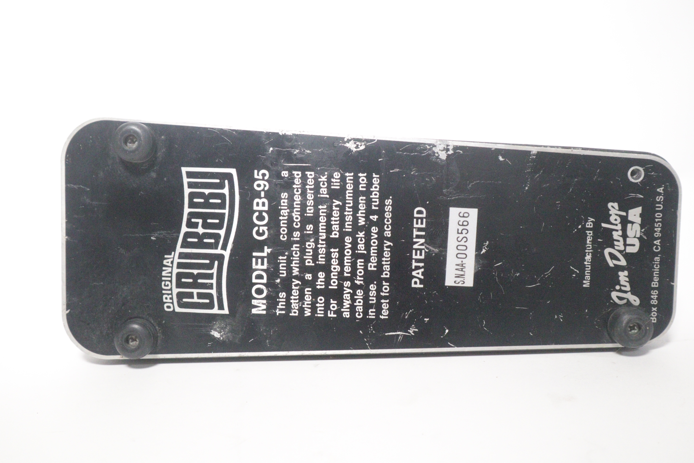 くしぴー様 Jim Dunlop Original Cry Baby GCB-95 Black Standard Wah Pedal
