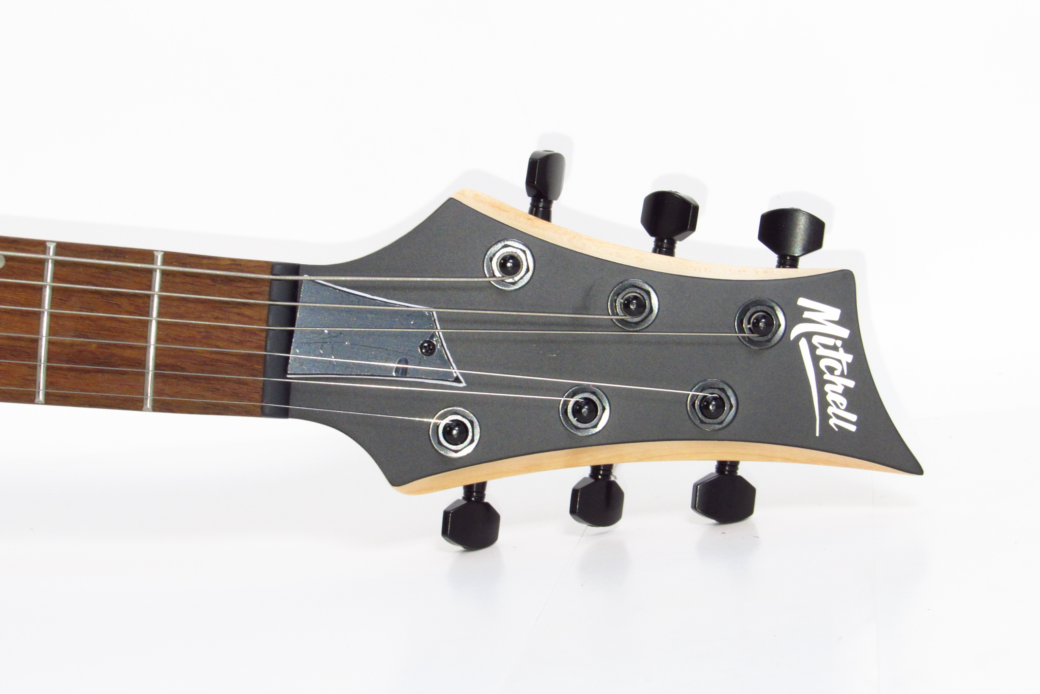 Mitchell MM100 Modern Mini 6-String RH Walnut Satin Electric Guitar ...