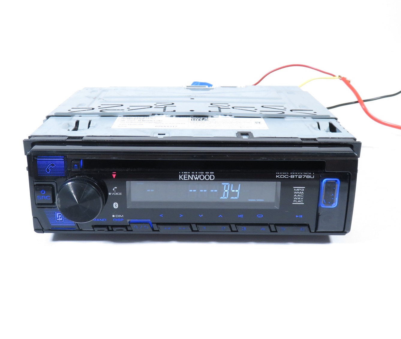 Kenwood KDC-BT278U Bluetooth Single-DIN AM/FM Tuner Car Audio CD Receiver