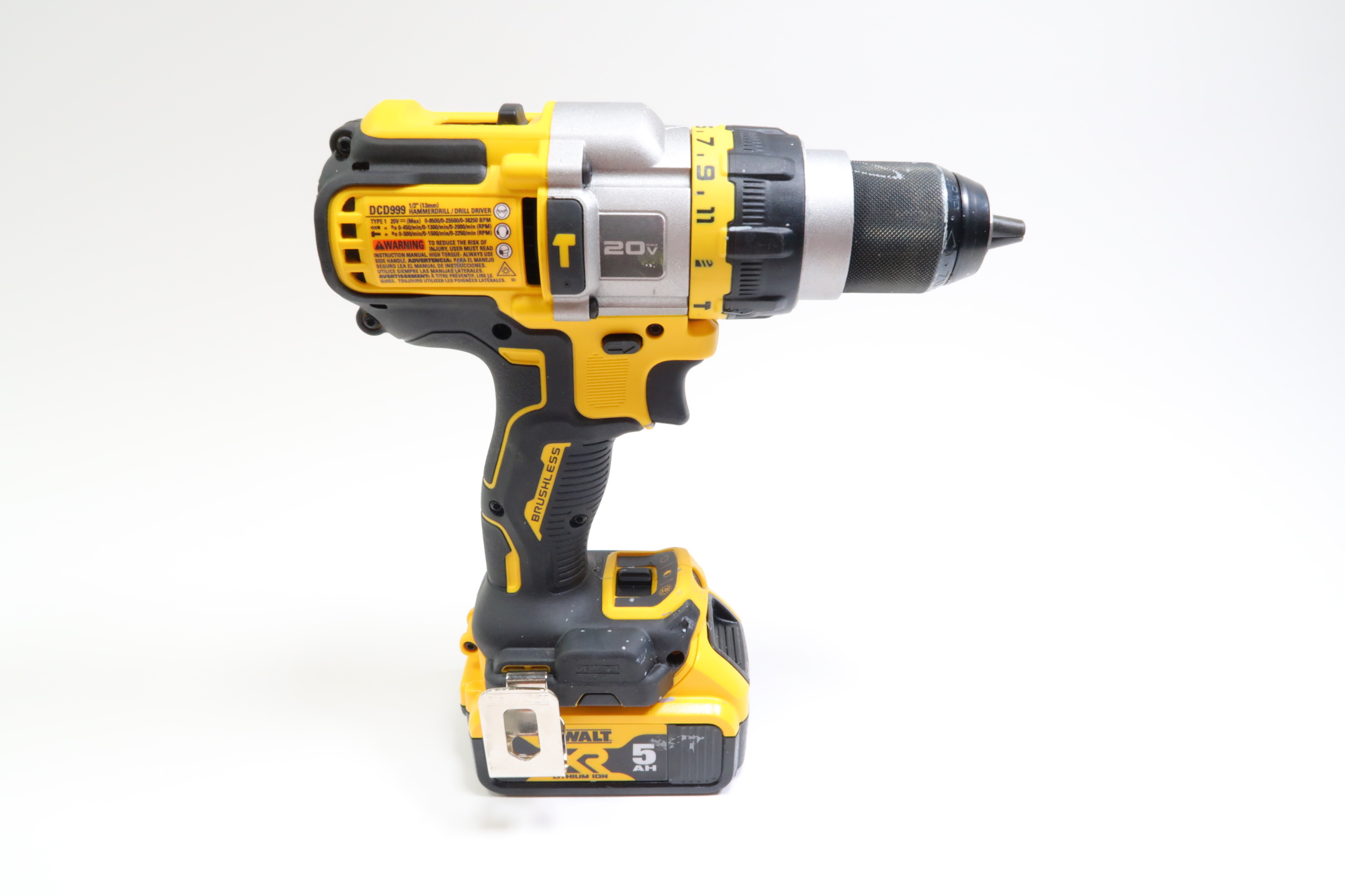 DeWalt DCD999 20-Volt MAX Brushless Cordless 1/2