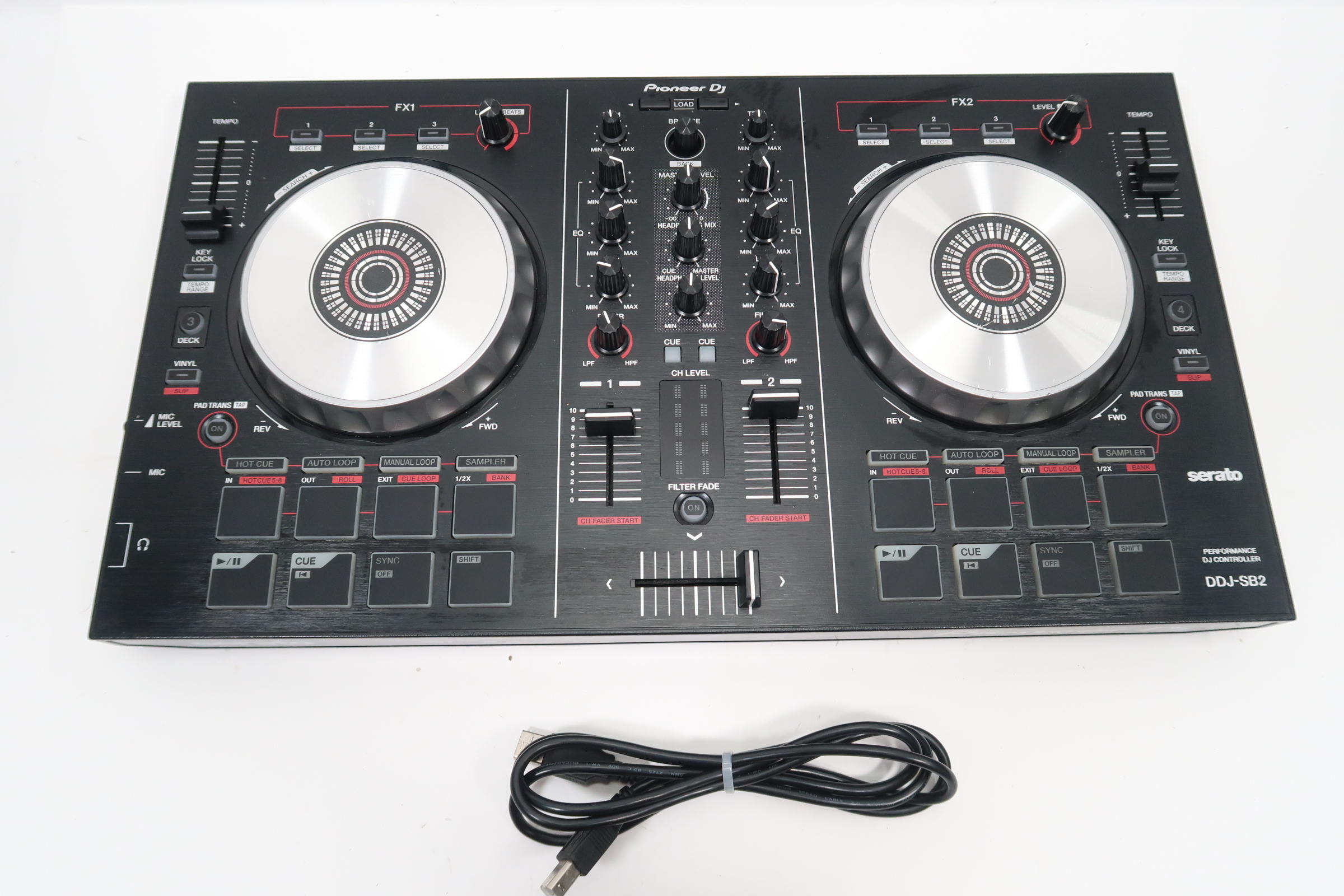 Pioneer DJ DDJ-SB2 Serato DJ Intro Controller - No Software