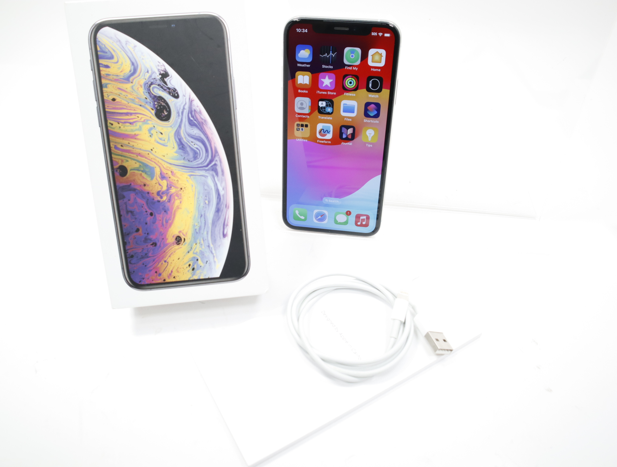 Apple iPhone XS, US Version, 256GB, Silver - AT&T Apple iPhone