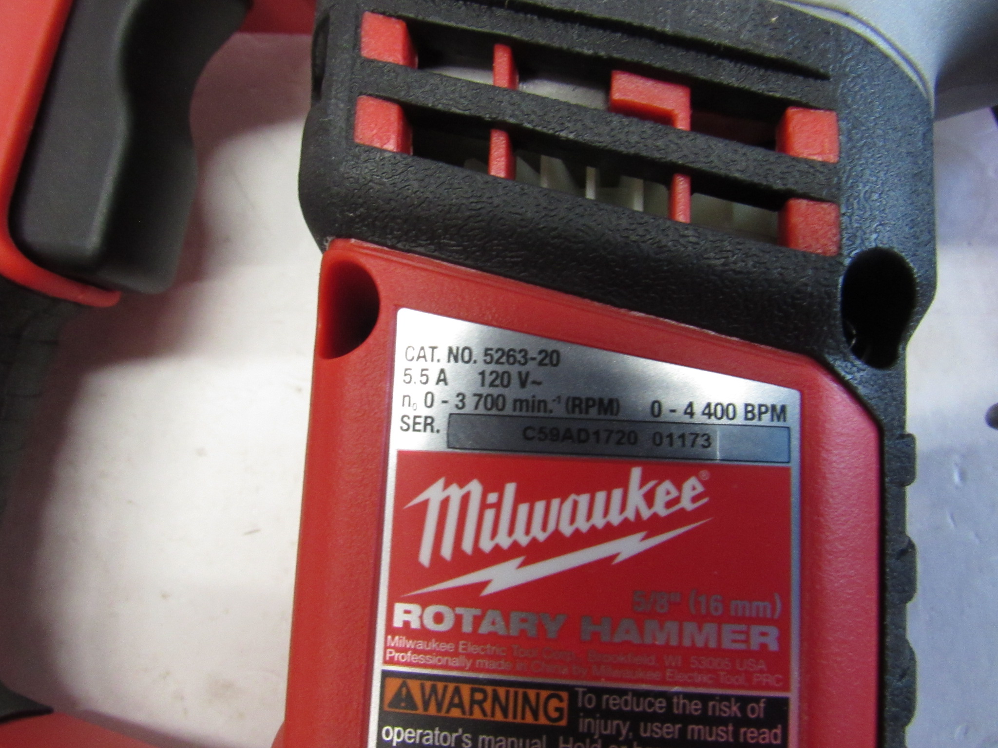 Milwaukee 5263-20 5.5 Amp 5/8