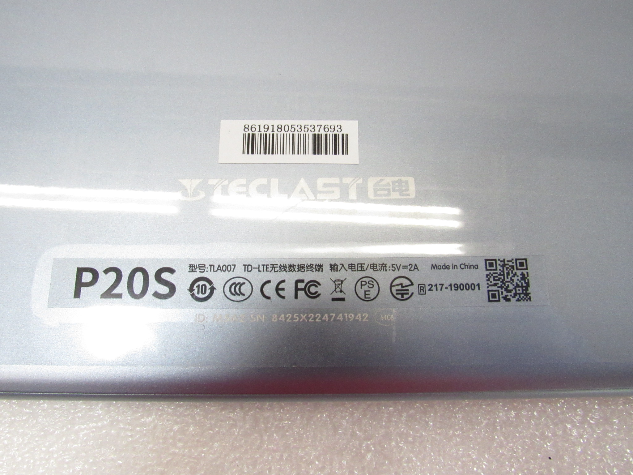 Telclast P20HD TLA007 10.1" Tablet 64GB