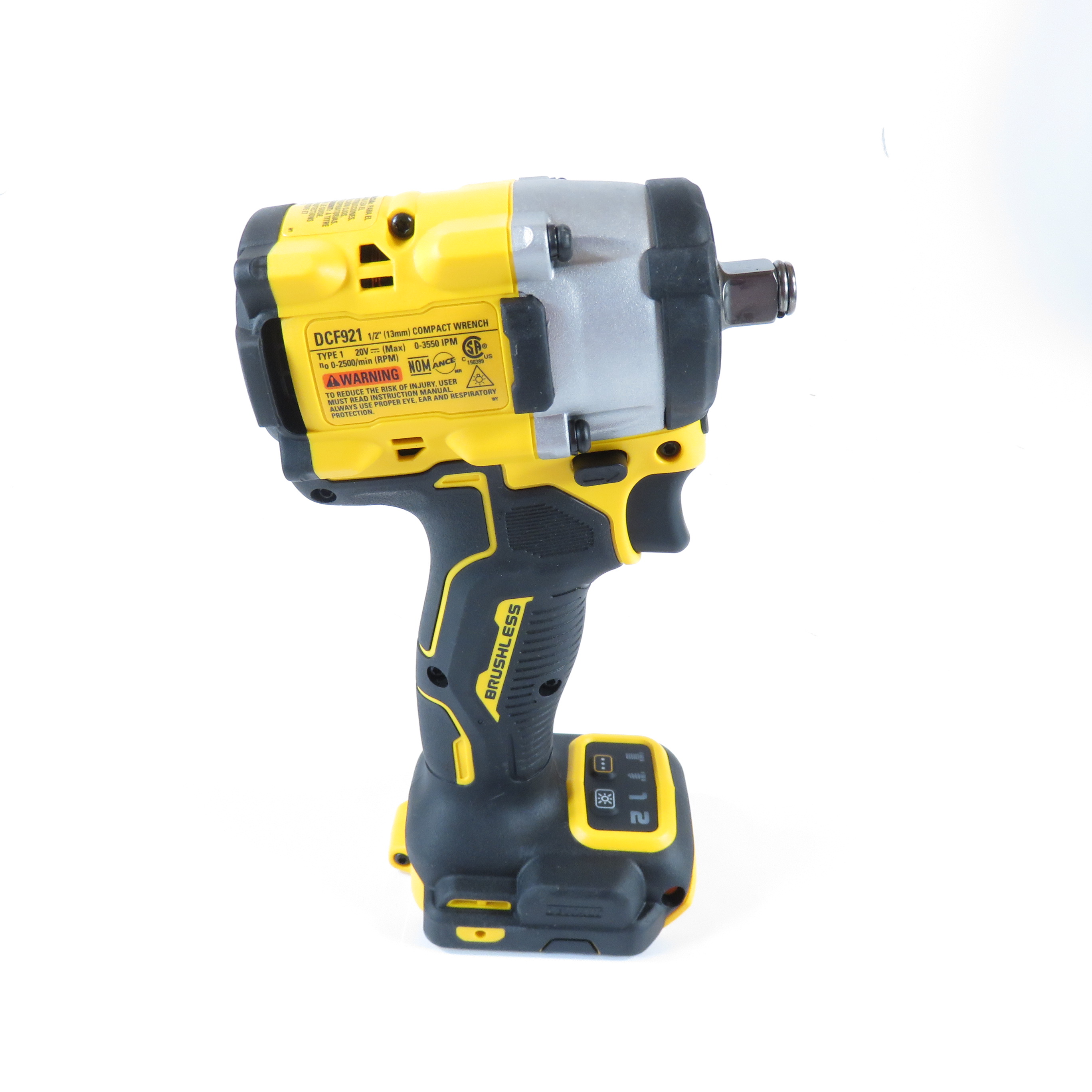 DEWALT DCF921 ATOMIC 20-Volt MAX Cordless Brushless 1/2 in. Impact Wrench