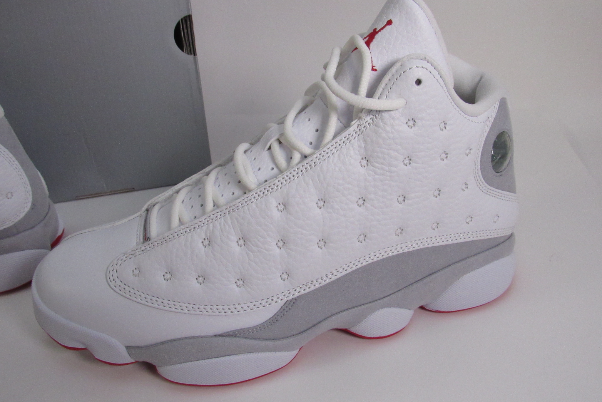 retro 13 pink and grey