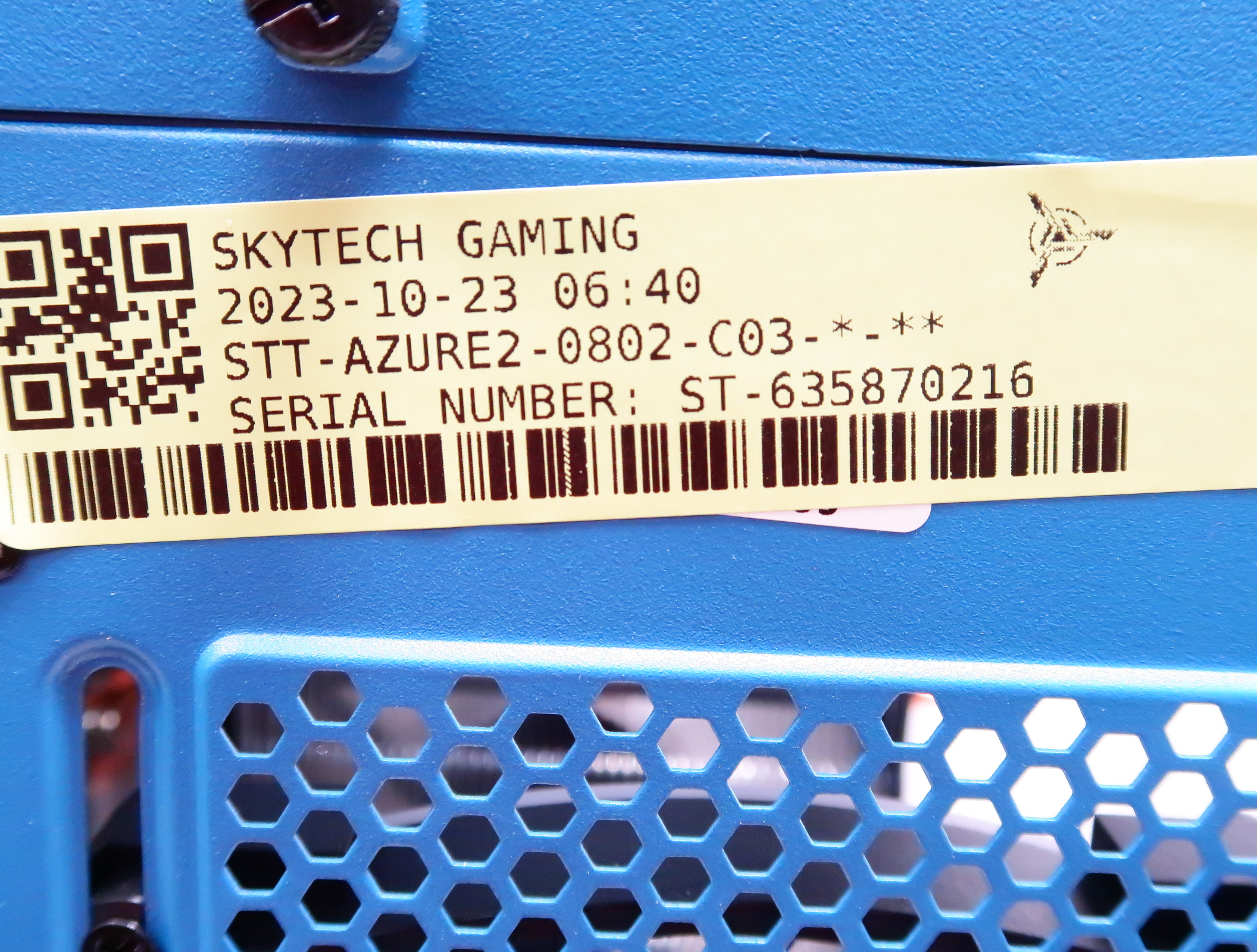 Skytech Azure 2 Core i5-12400F 2.5GHz ARC A750 16GB RAM