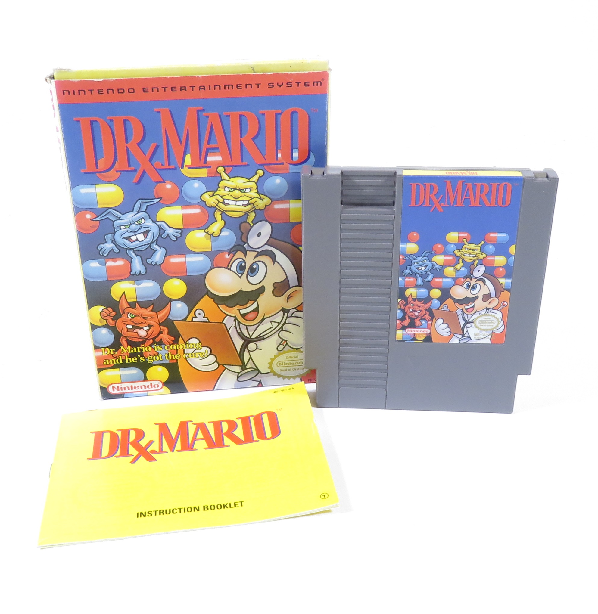 Dr. Mario Video Game for the Nintendo NES