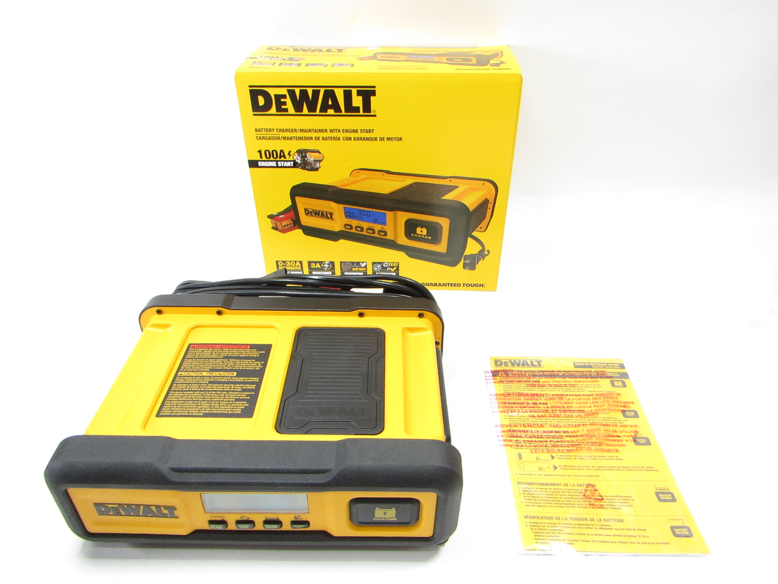 DeWALT DXAEC100 100 Amp Battery Charger Maintainer 3692