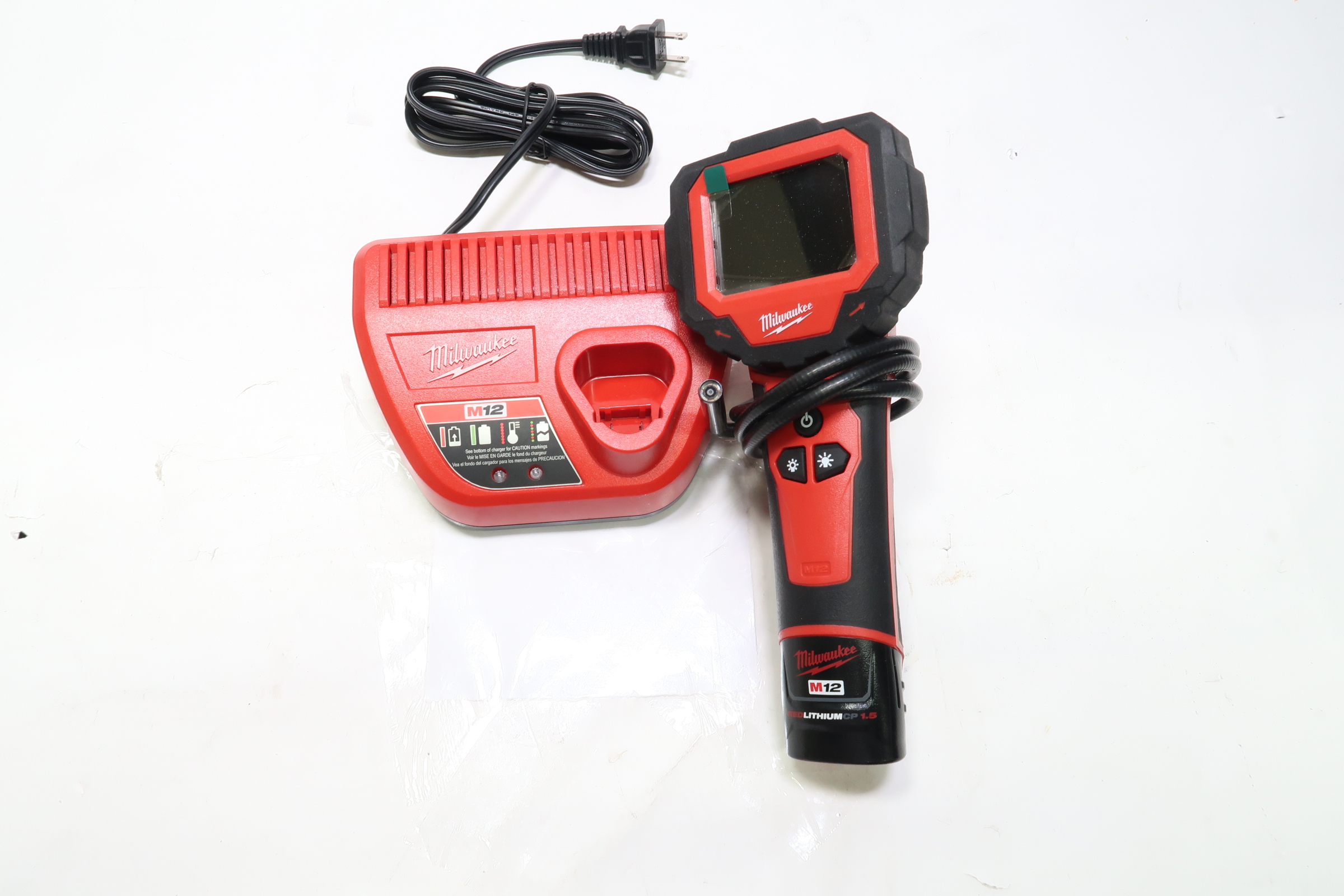 Milwaukee 2313-20 M12 Li-Ion Cordless M-Spector 360 Digital Inspection ...