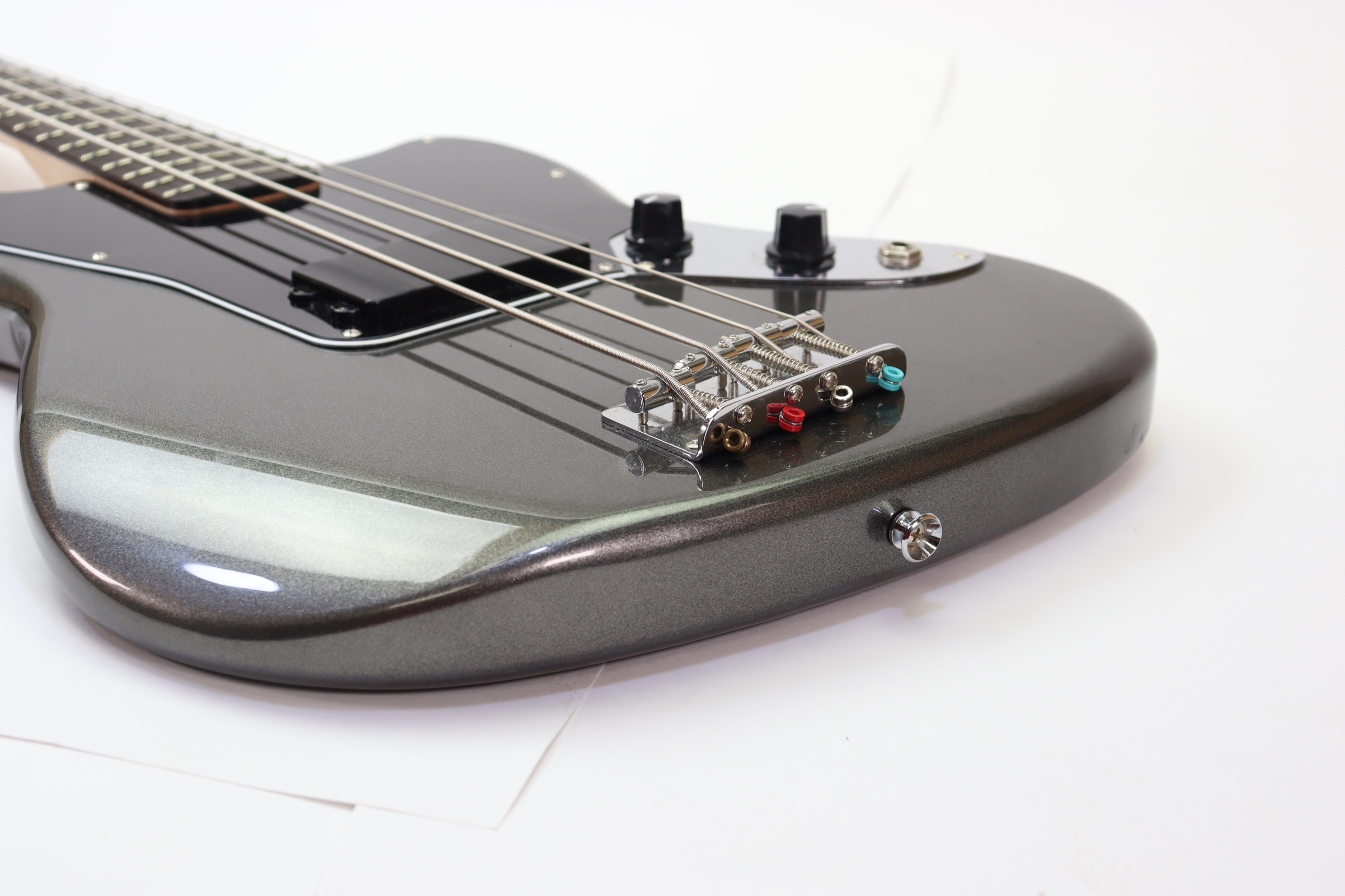 Squier Affinity Series Jaguar Bass H Charcoal Frost Metallic