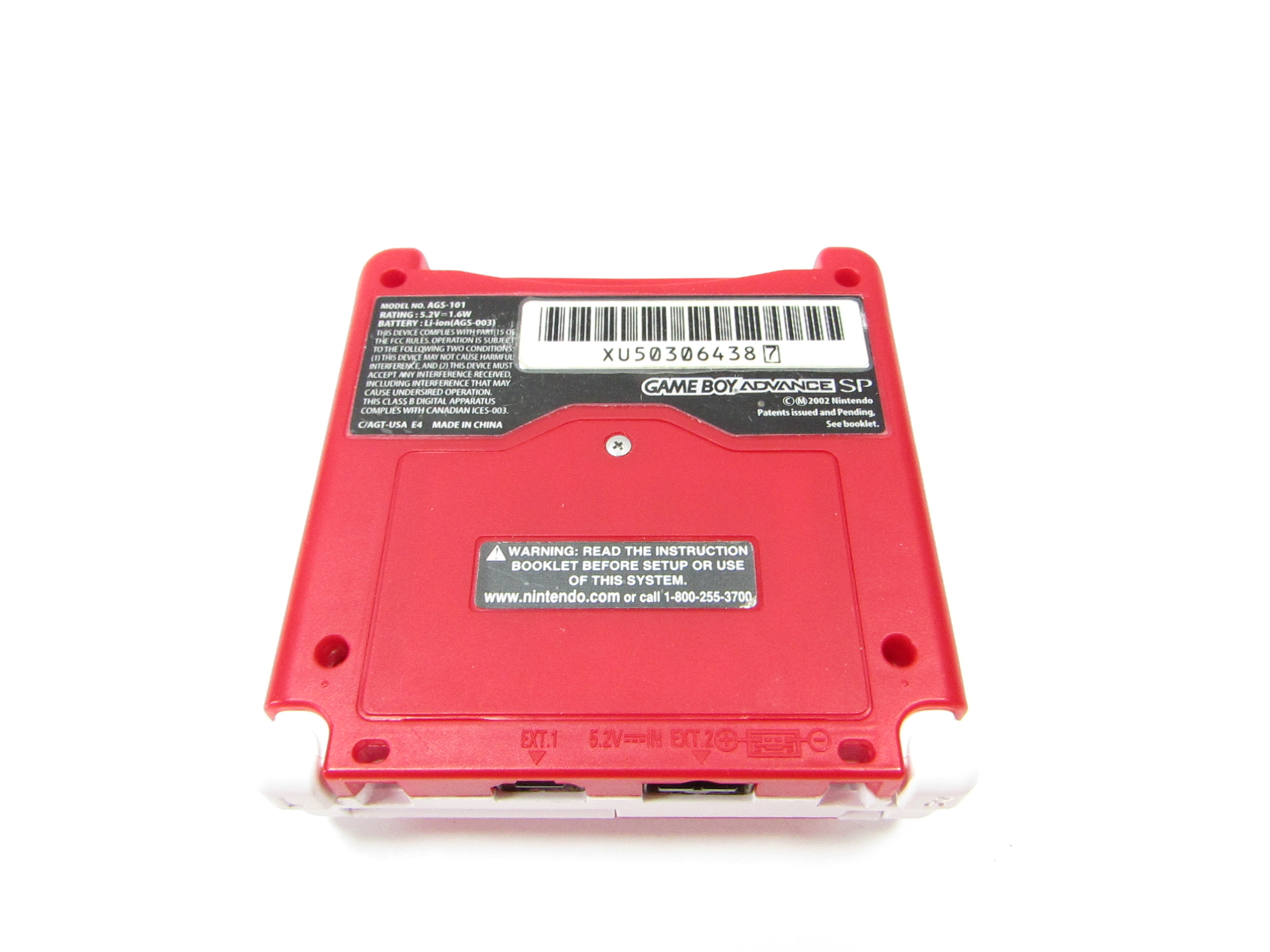 Nintendo Game Boy Advance SP Super Mario Mushroom Edition 4568