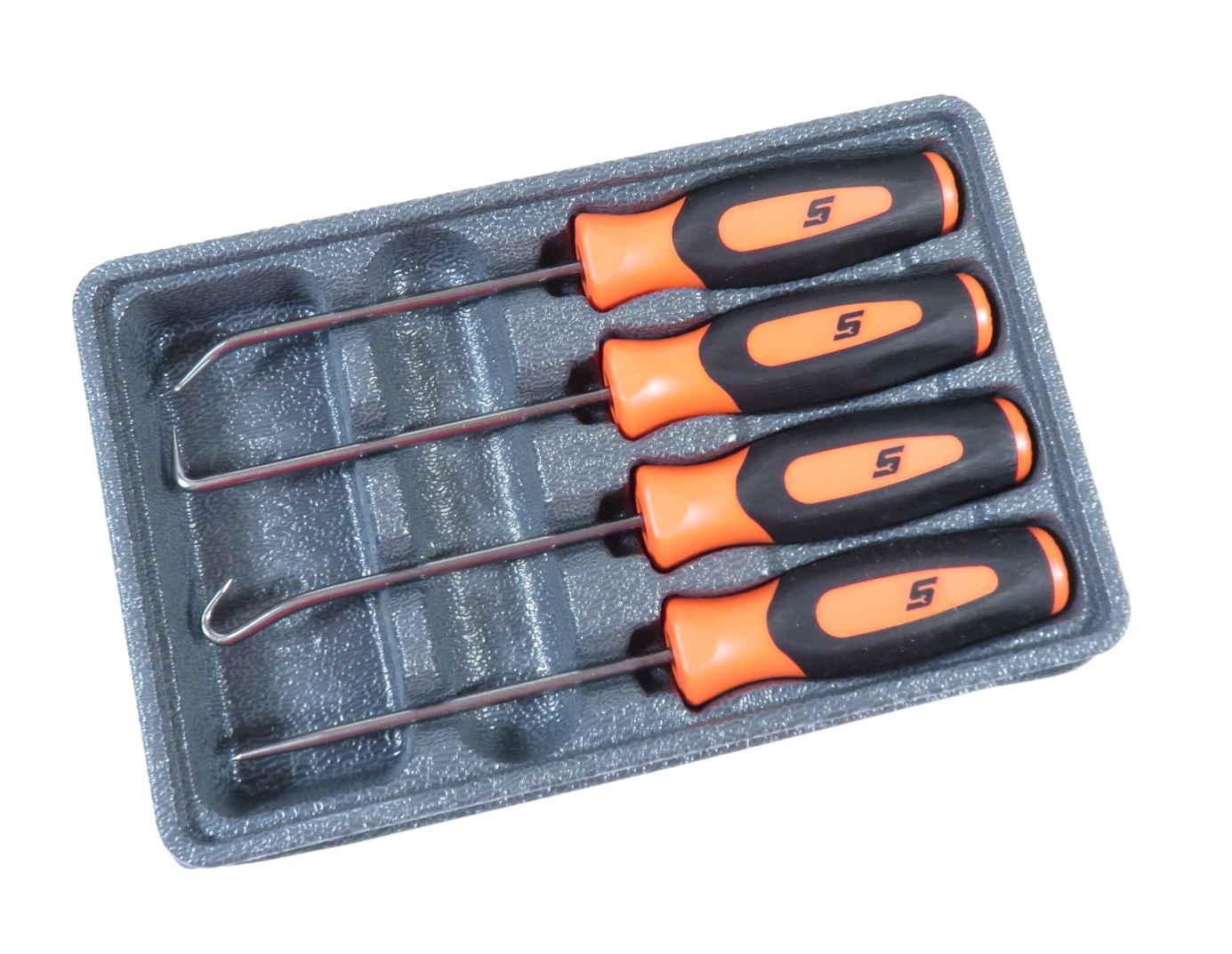 Snapon Tools SGASA204CO 4Piece Instinct Soft Grip Miniature Pick Set