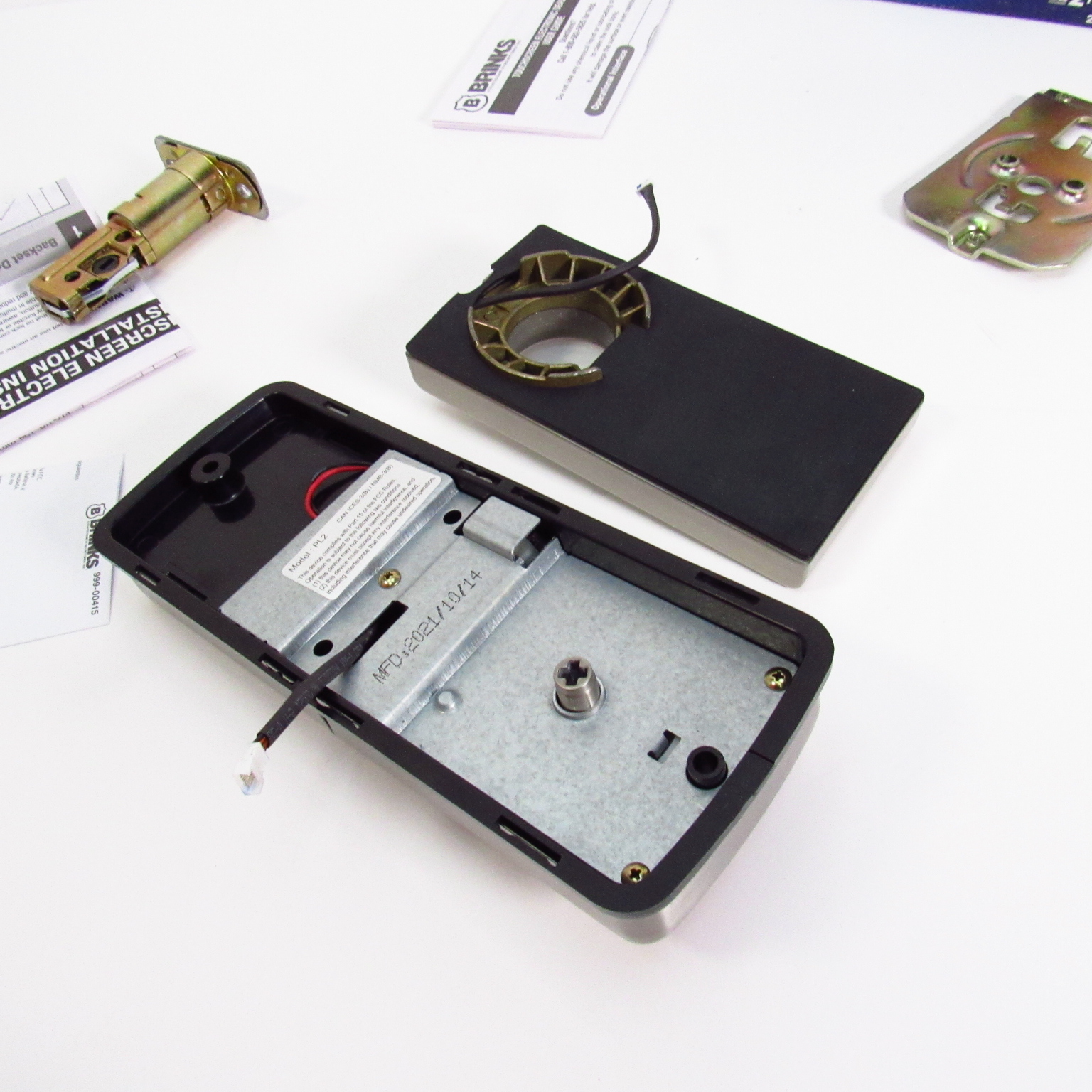 Brinks 2760119 TouchScreen Electronic Deadbolt Lock Satin Nickel