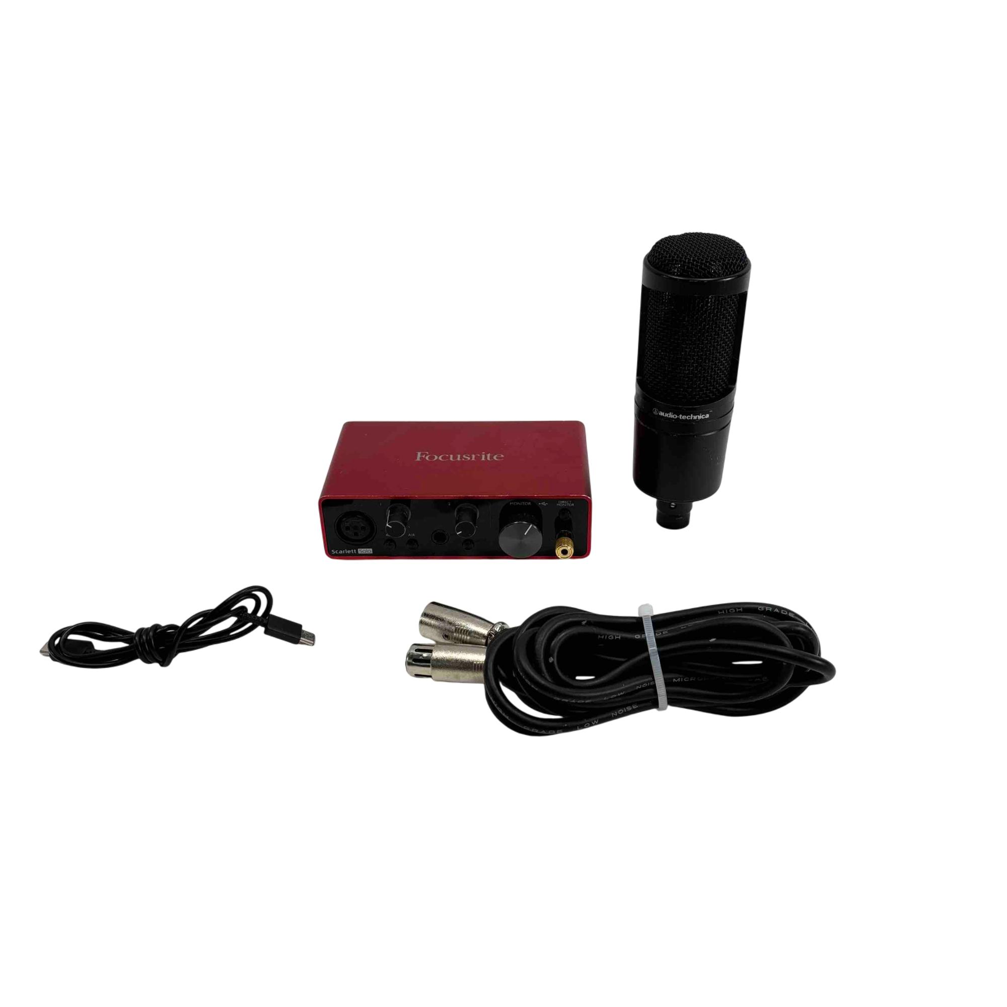 Focusrite Scarlett Solo 3rd Gen USB Audio Interface Kit