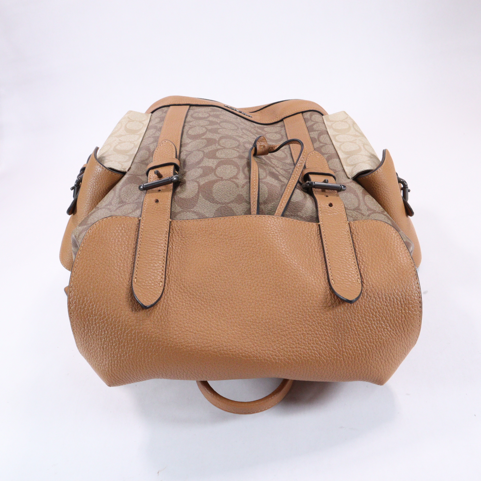 Coach Hudson CR335 Brown Signature Canvas Backpack