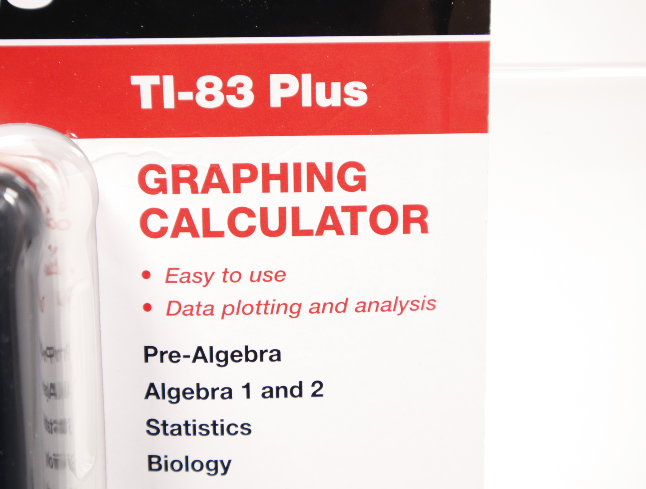 Texas Instruments TI83 Plus Graphing Calculator Black