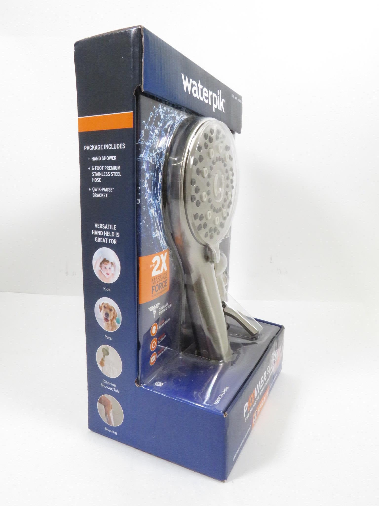 Waterpik PowerPulse 8 Sprays Massage Handheld Shower Head