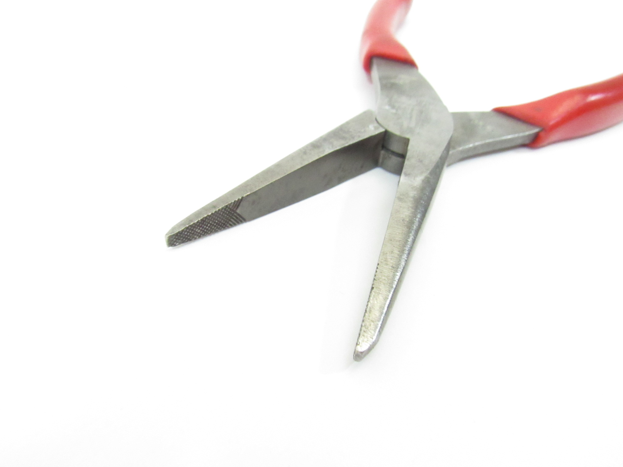 Snap On Tools 96ACF 8" Needle Nose Pliers Red Soft Grip