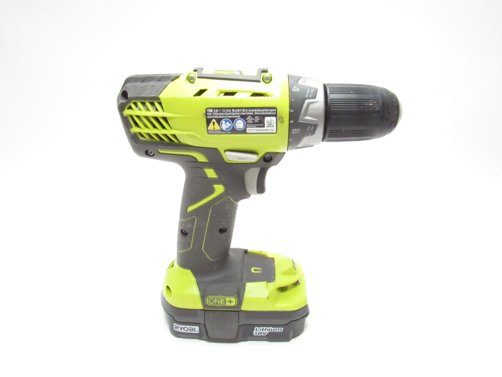 Ryobi P208B 18V ONE+ LithiumIon 1/2
