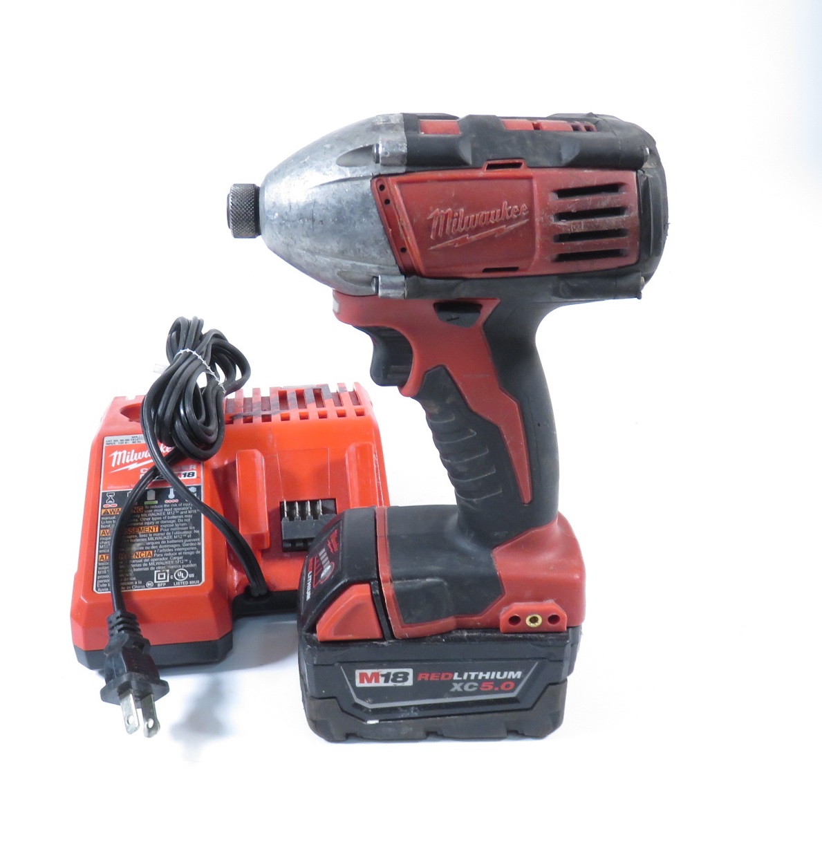Milwaukee M18 18V Lithium-Ion Cordless 1/4 in. Hex 2-Speed Right