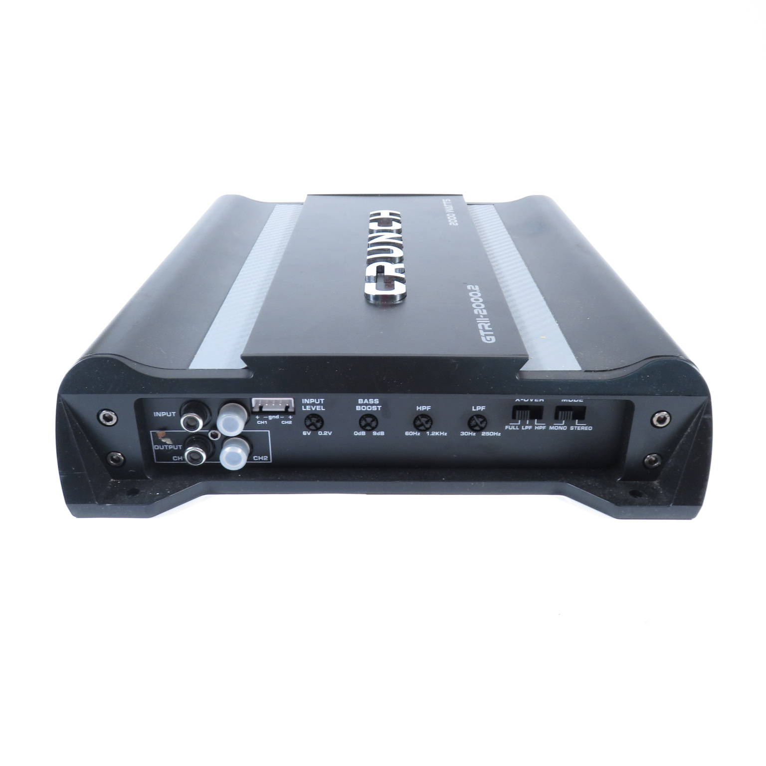 Crunch GTRII-2000.2 Class A/B 2000-Watts Max 2-Channel Car Audio