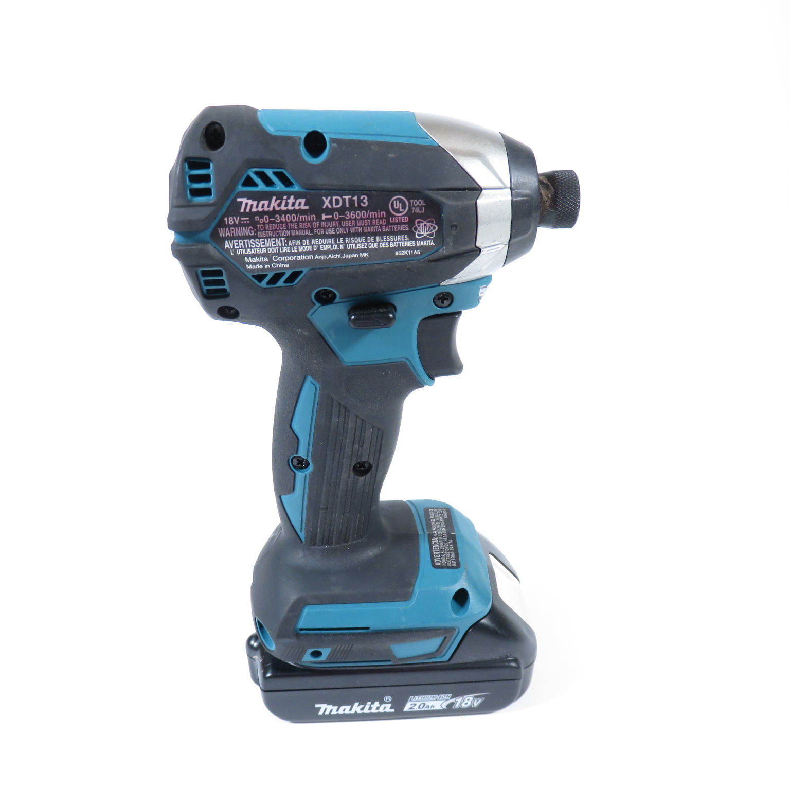 Makita XDT13 18V LXT LithiumIon Brushless 1/4" Cordless Impact Driver
