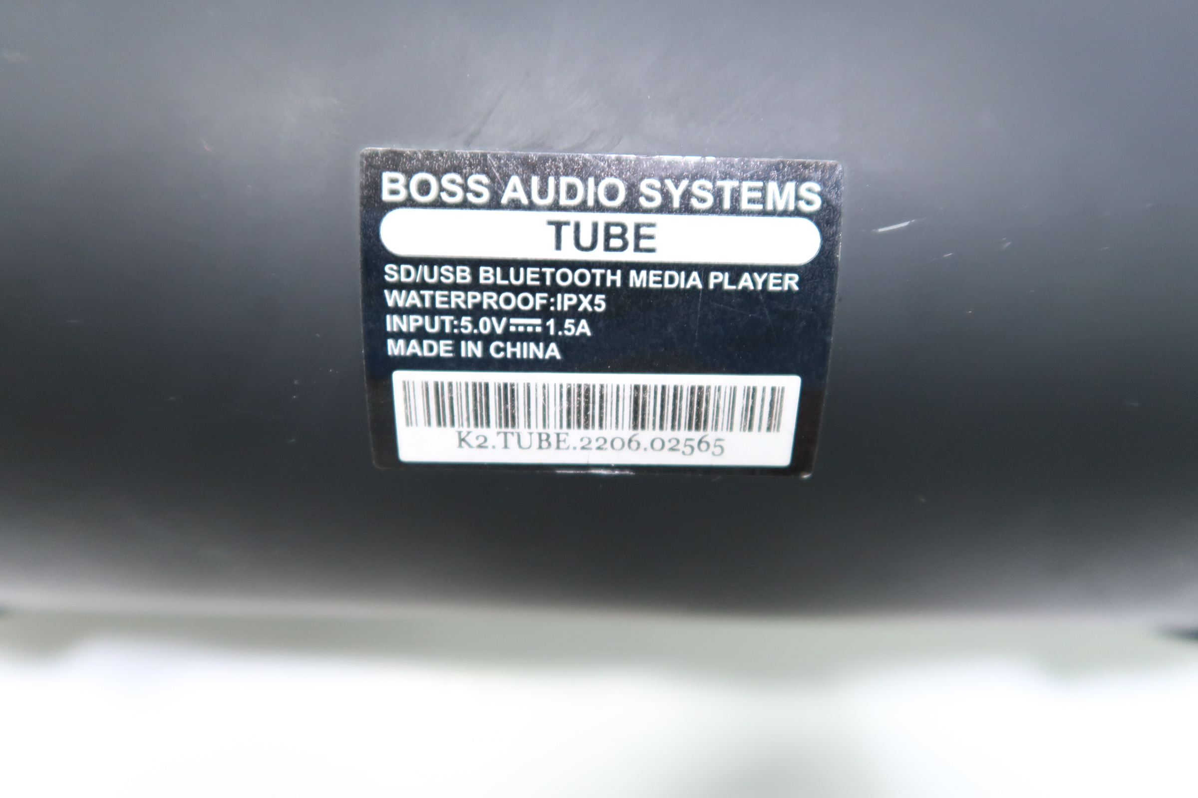 Boss Audio Systems Tube IPX5 Waterproof Bluetooth Speaker 0332