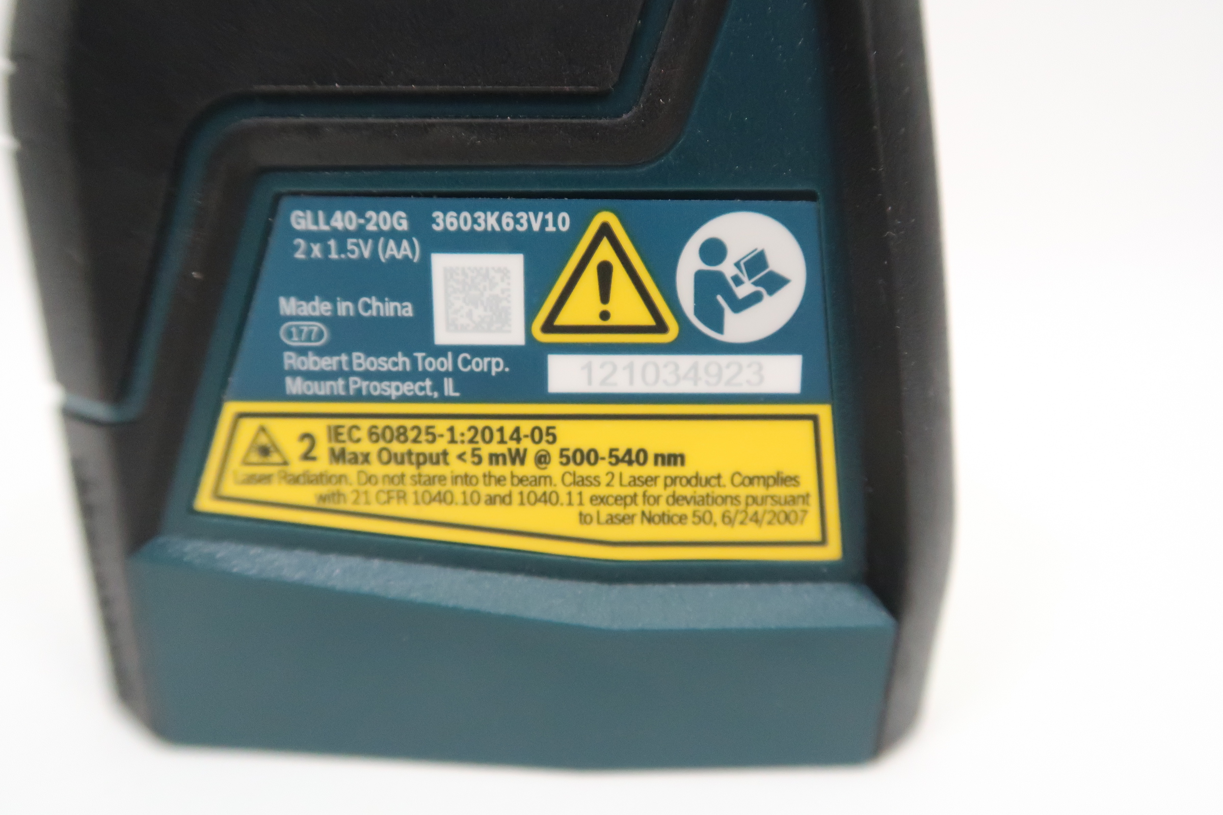 Bosch GLL4020G 40 ft. Green Cross Line Laser Level