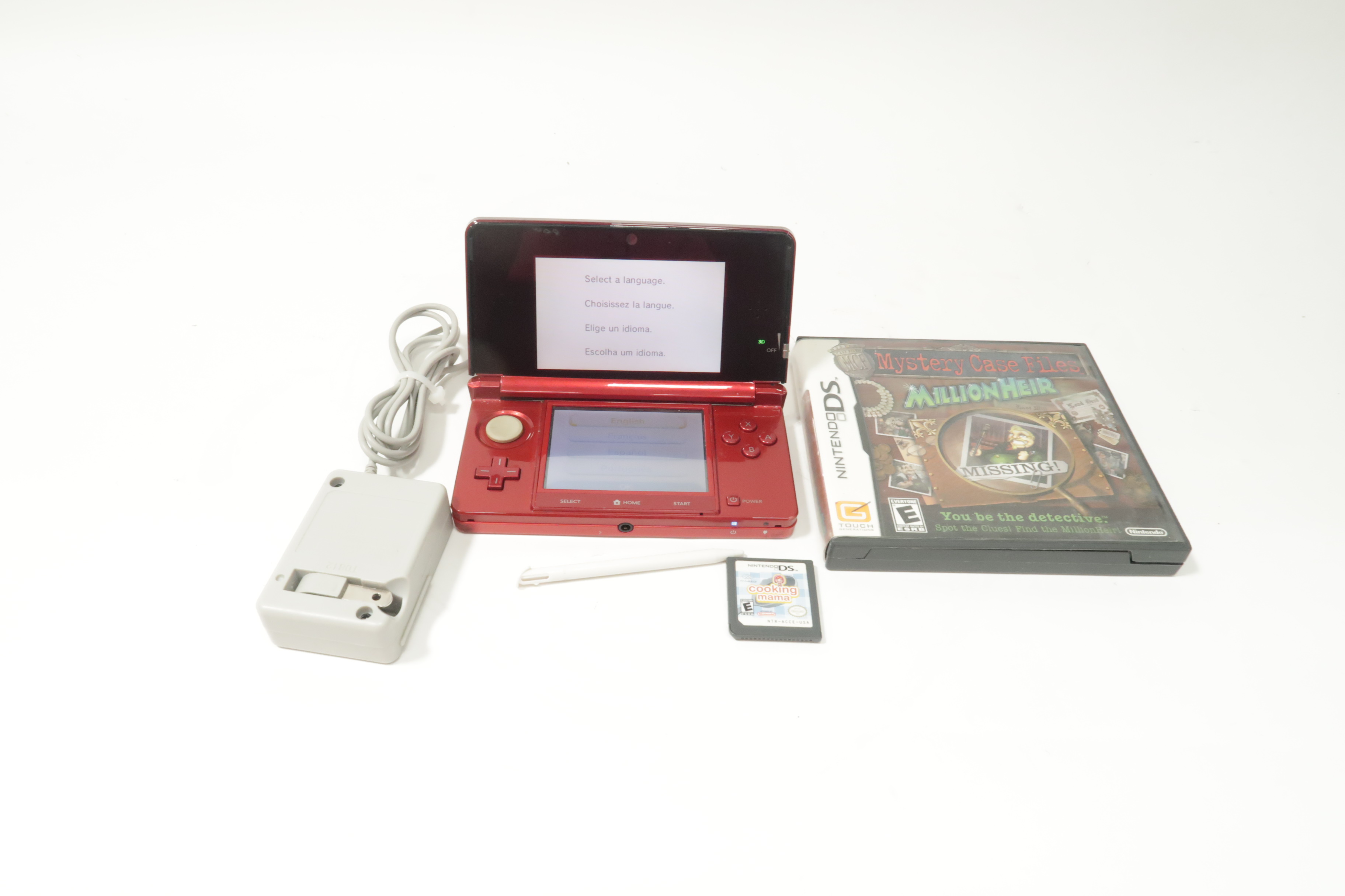 Nintendo CTR001 3D Dual Screen Handheld Portable 3DS 09233