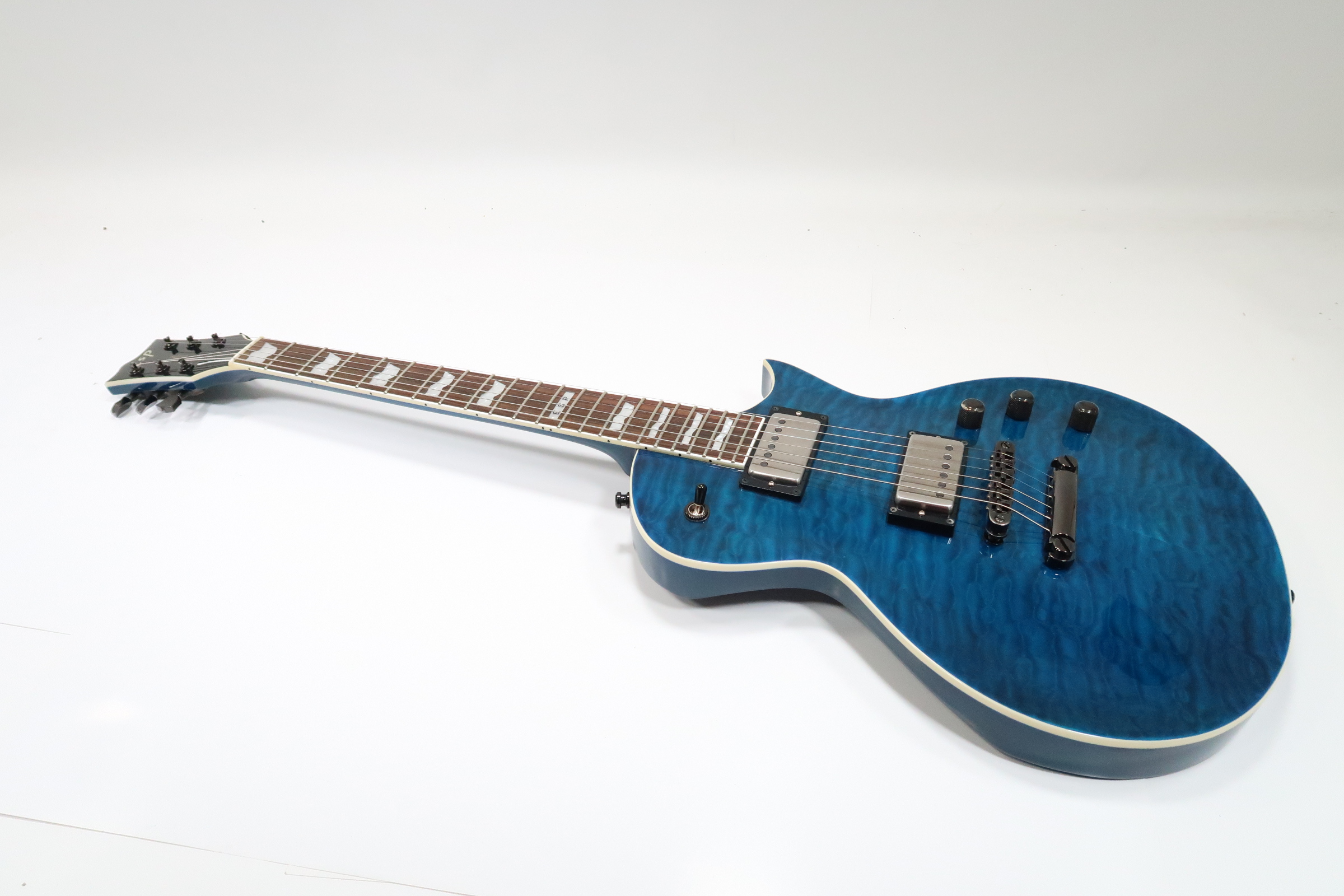 ESP Eclipse-II QM Standard Series Electric Guitar - Aqua