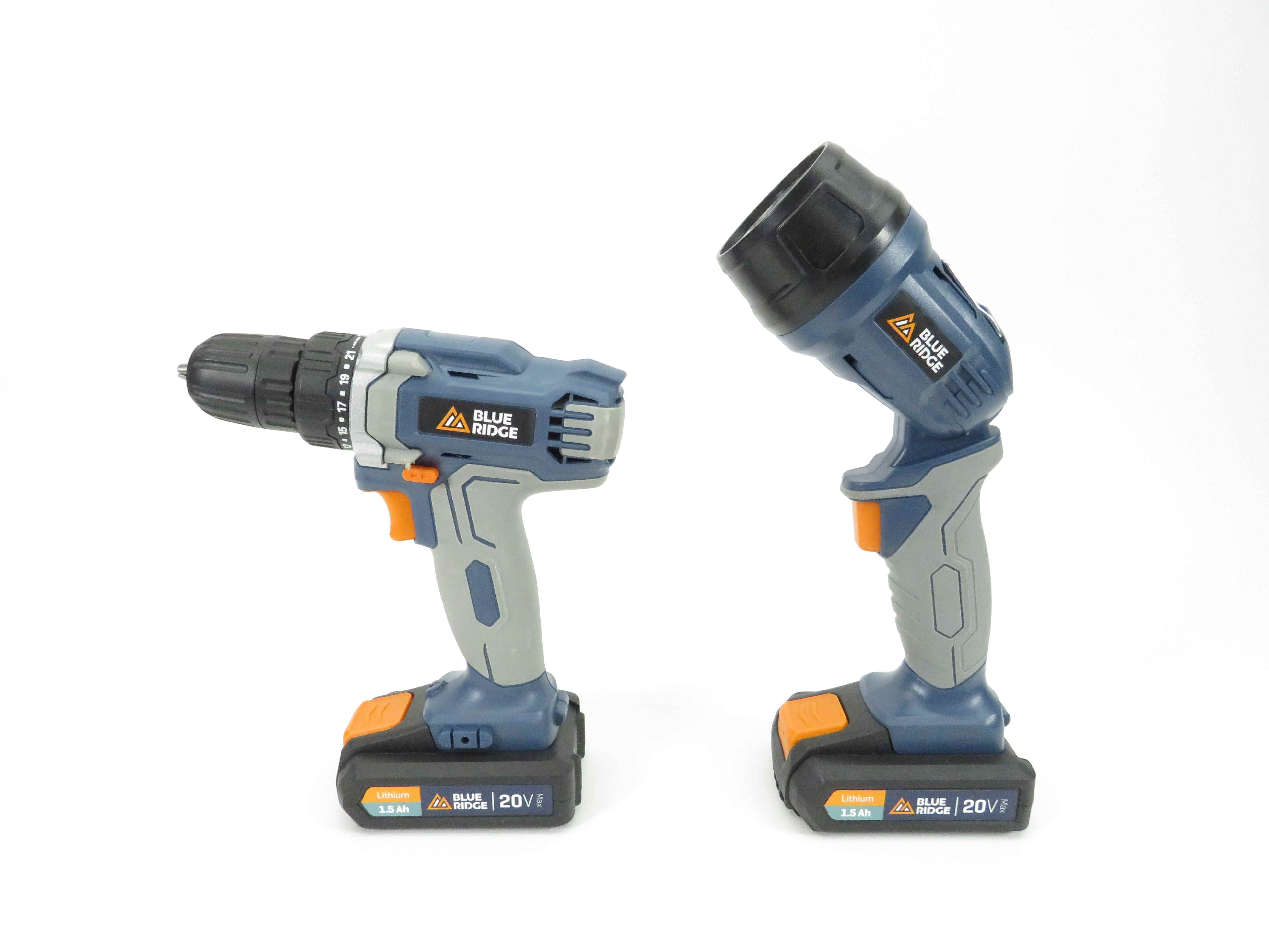 Blue Ridge Drill Driver Work Light Tool Set BR2800U BR2805U
