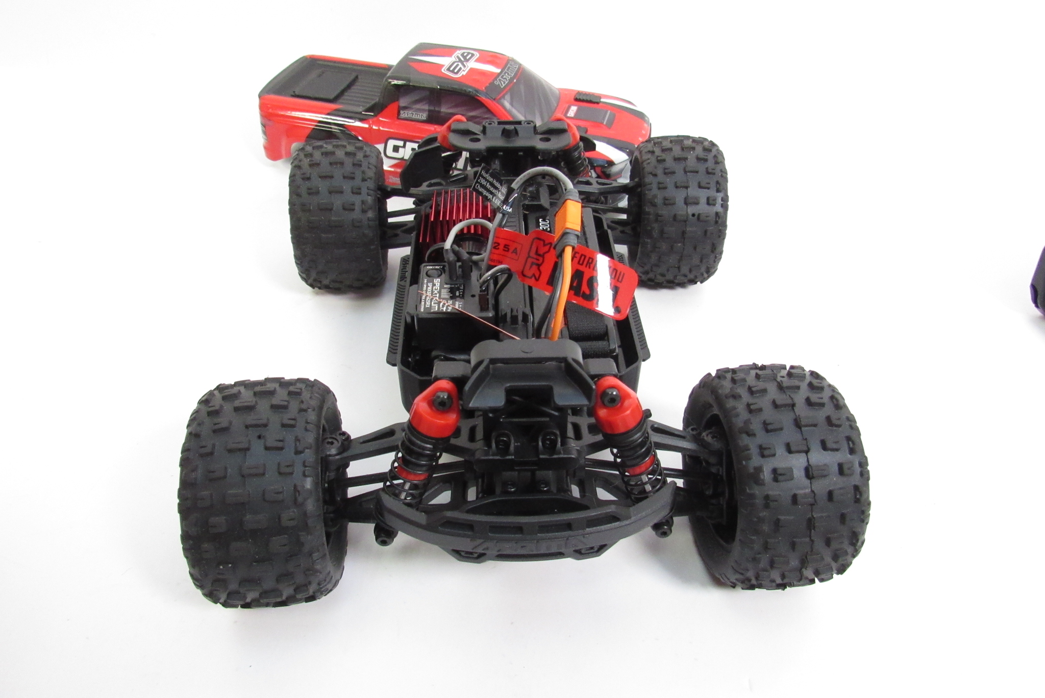 Paratia Centrale ARRMA AR320262 Per Modelli RC - Alluminio Rosso E Nero (Nuova)